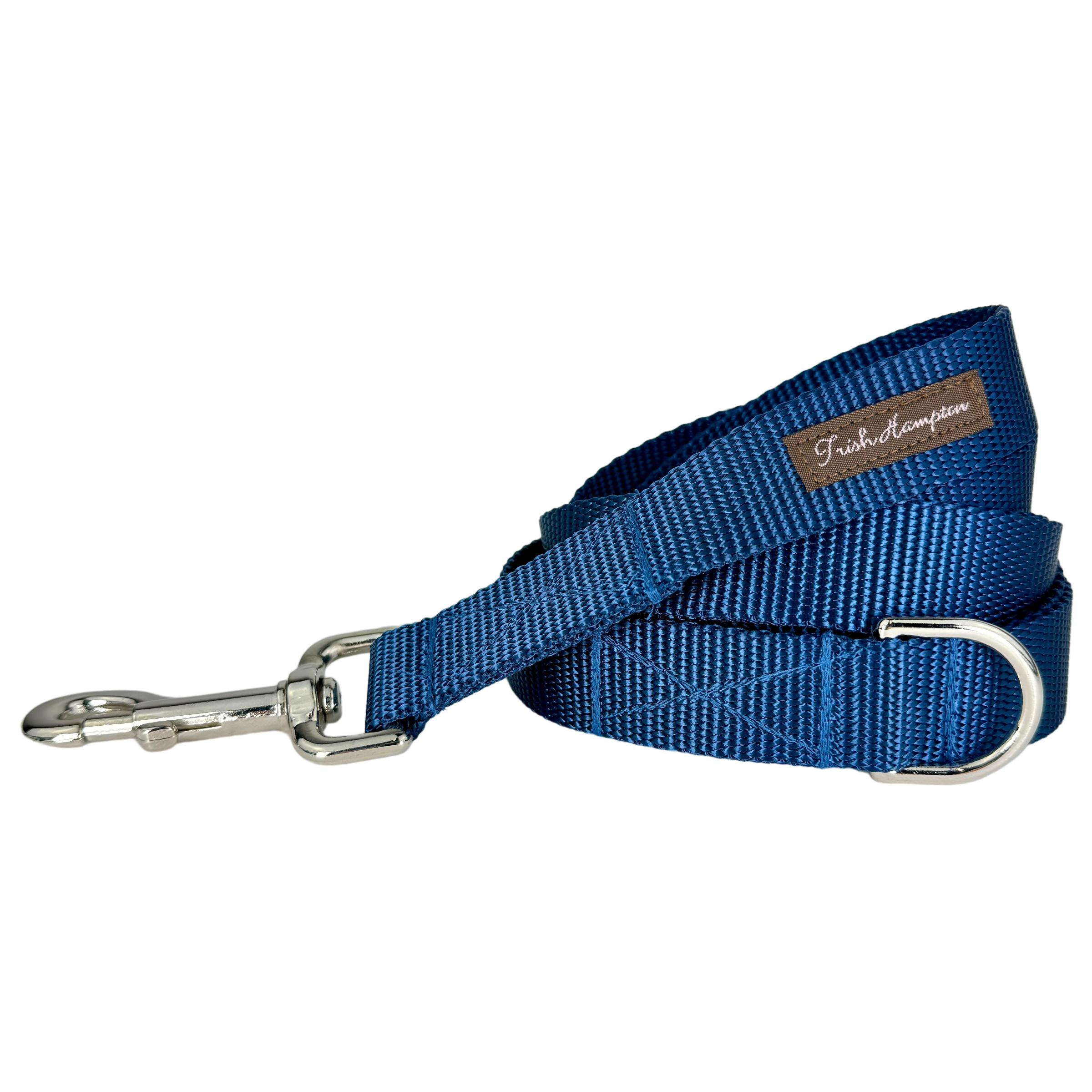 Navy Blue Nylon Webbing 6ft Dog Leash - 804