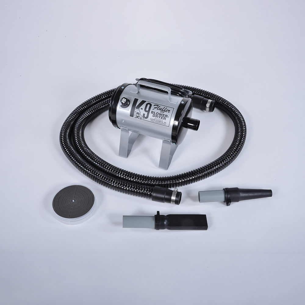 K9 Fluffer Dryer in Silver