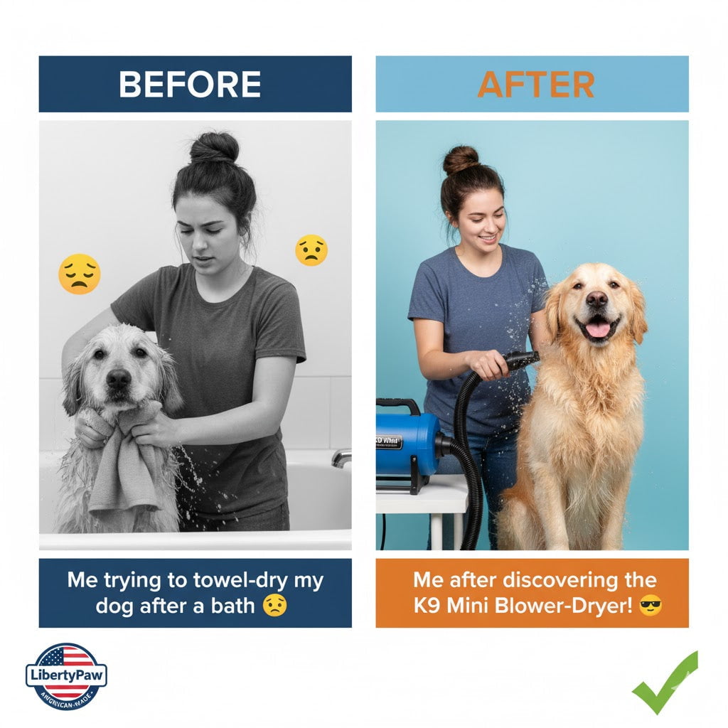 Can You Use a Human Hair Dryer on a Dog? Towel vs Hair Dryer vs Pet Dryer