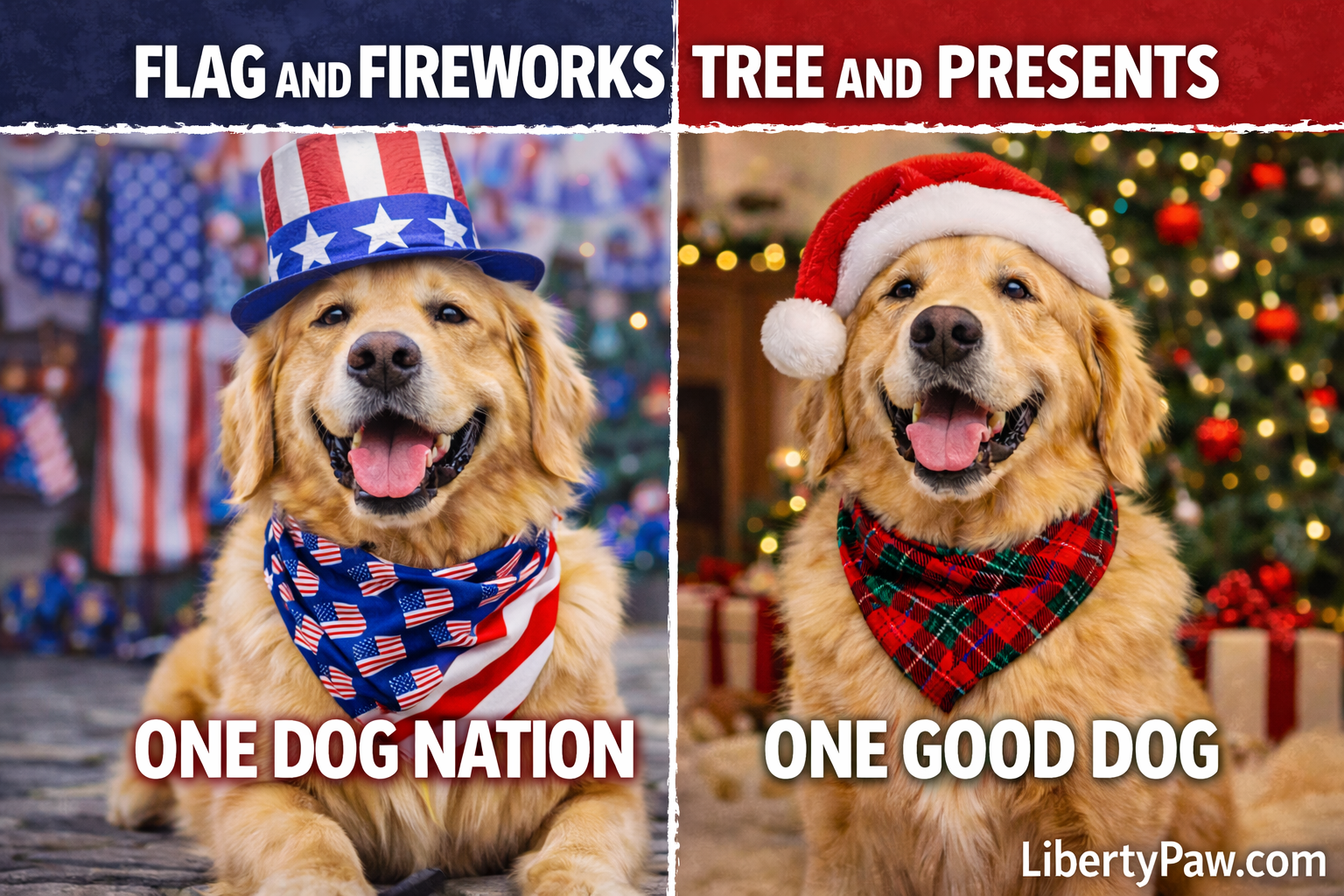 2 dogs meme- One dog nation - one good dog