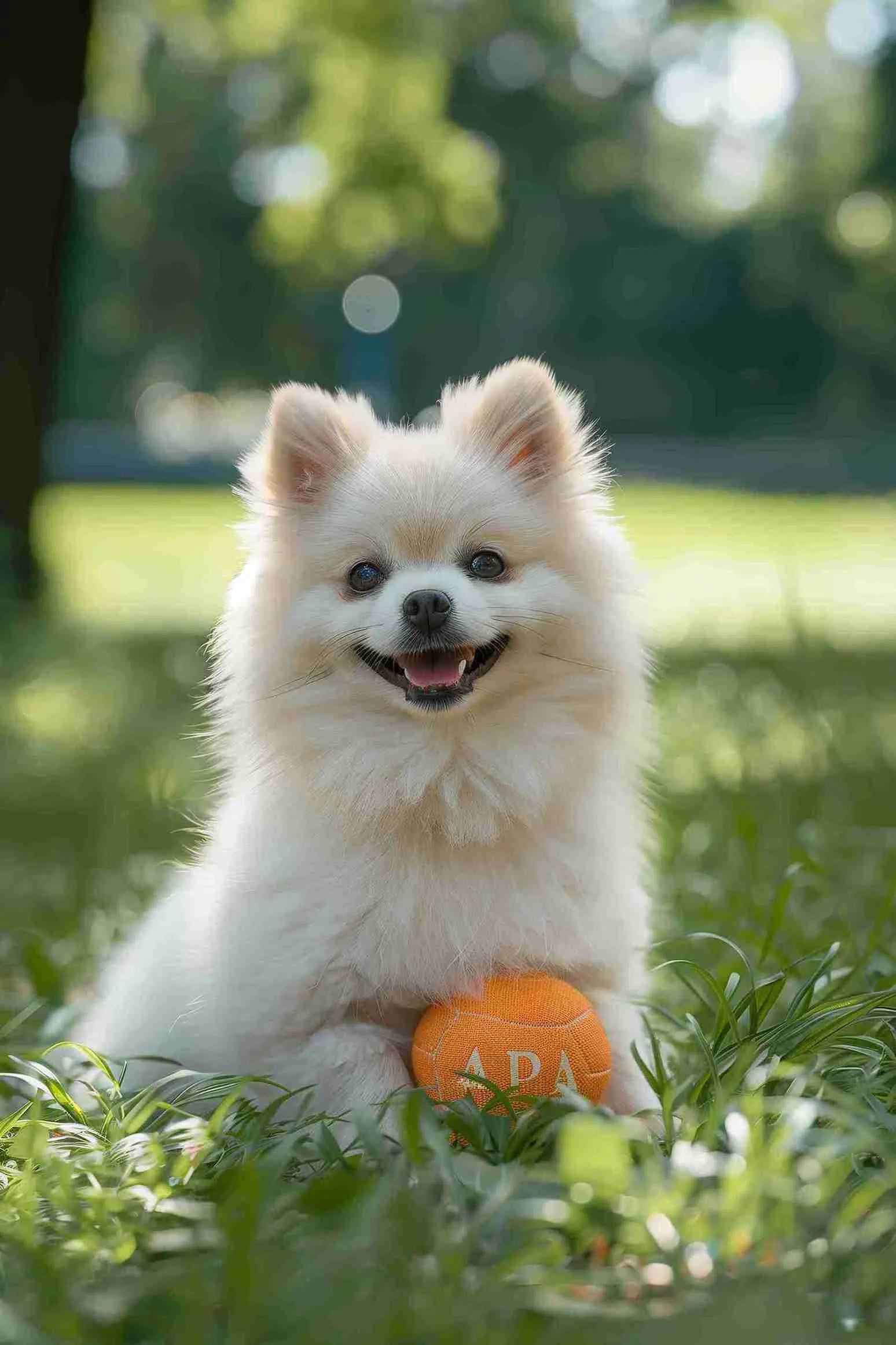 adorable-portrait-pomeranian-dog
