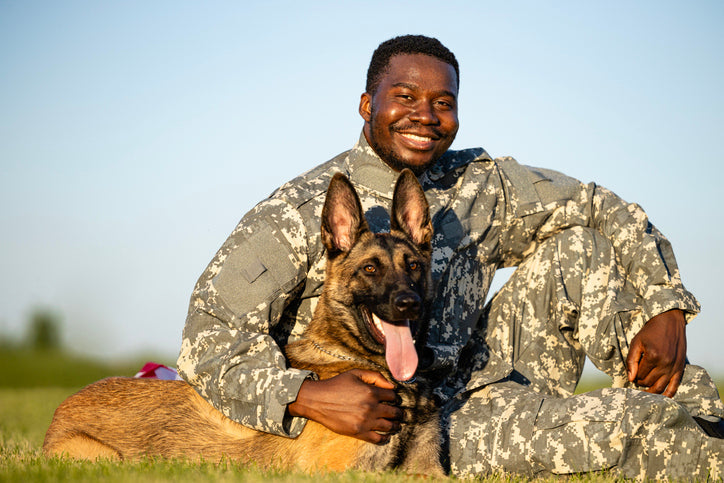 veteran and service dog