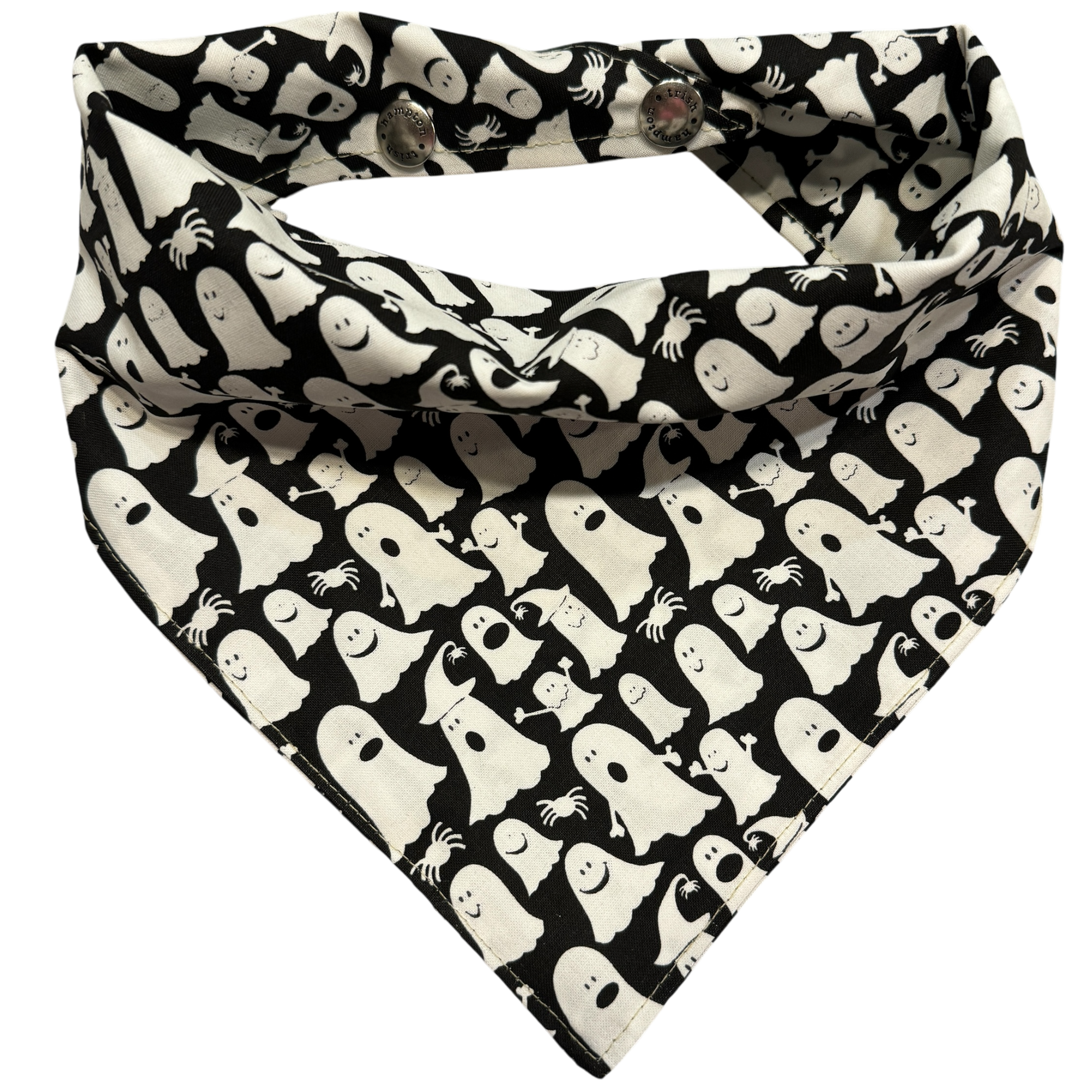 Glowing Casper Ghost Dog Bandana - 1002