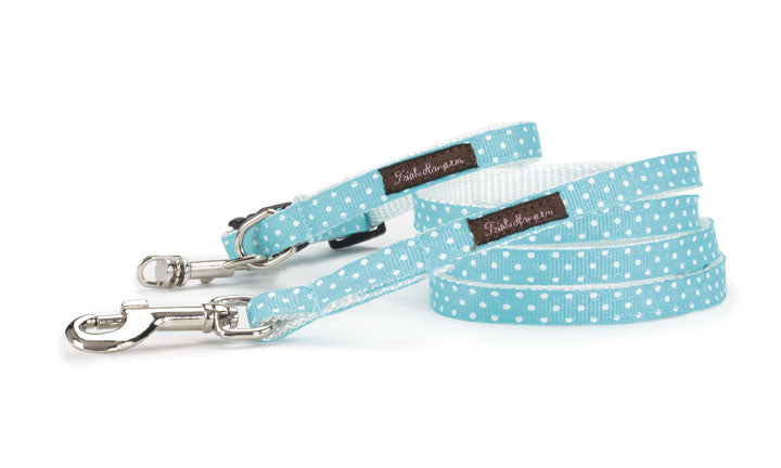 Teacup Aqua/White Mini Polka - 101