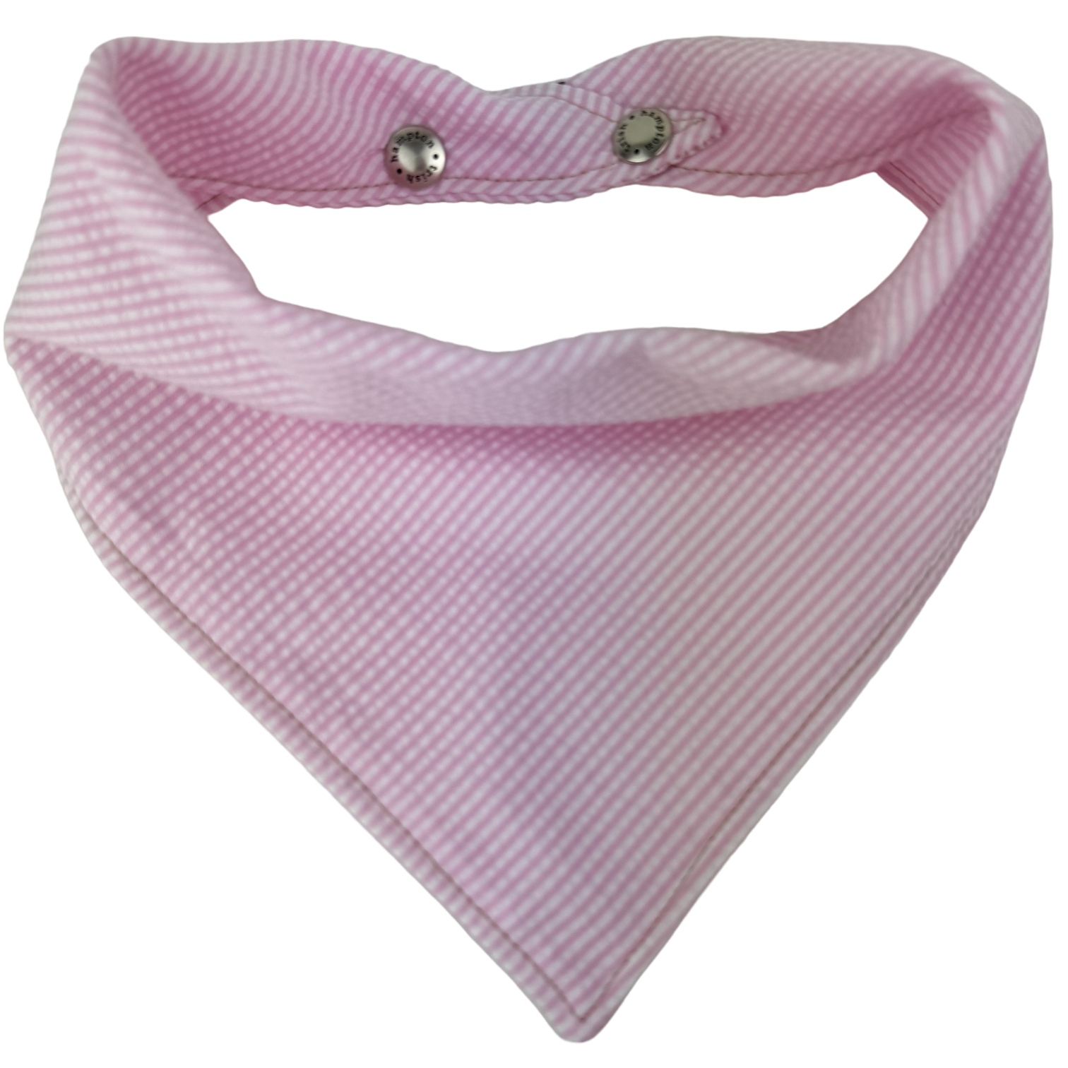 Pink Seersucker Dog Bandana - 1011