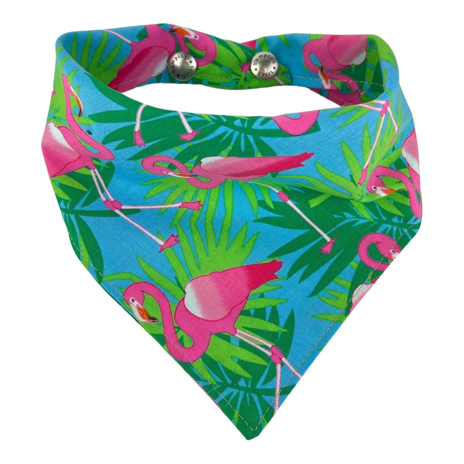 Flamingos/Palm Tree Dog Bandana - 1021