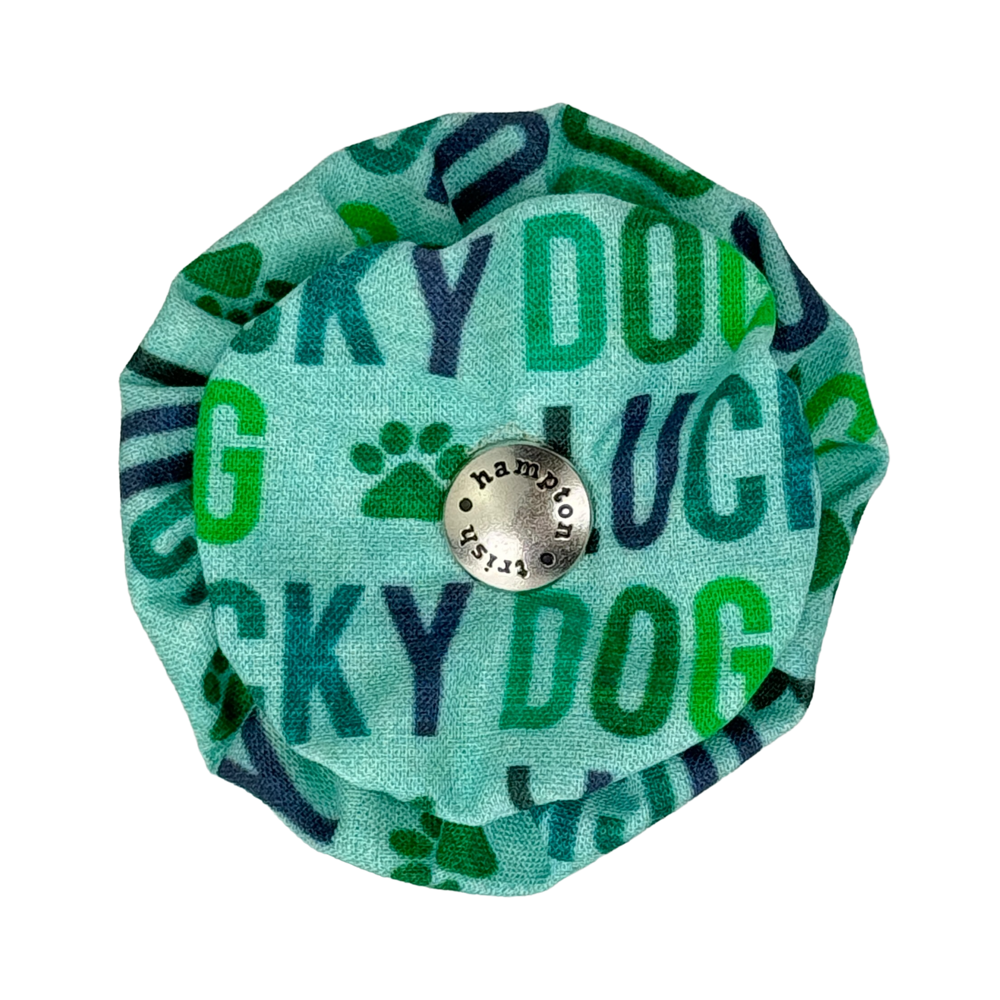 Blue/Green Lucky Dog Dog Blossom - 1026