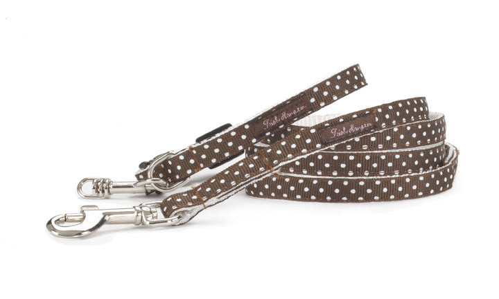 Teacup Chocolate/White Mini Polka - 103