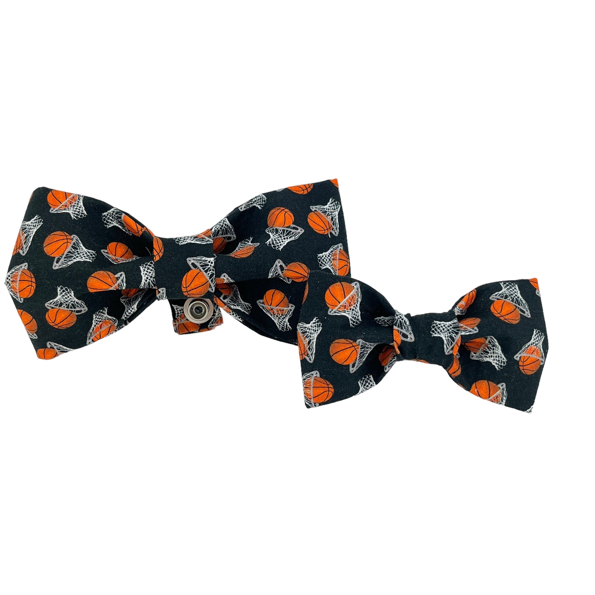 Basketballs and Nets Dog Bow Tie - 1030