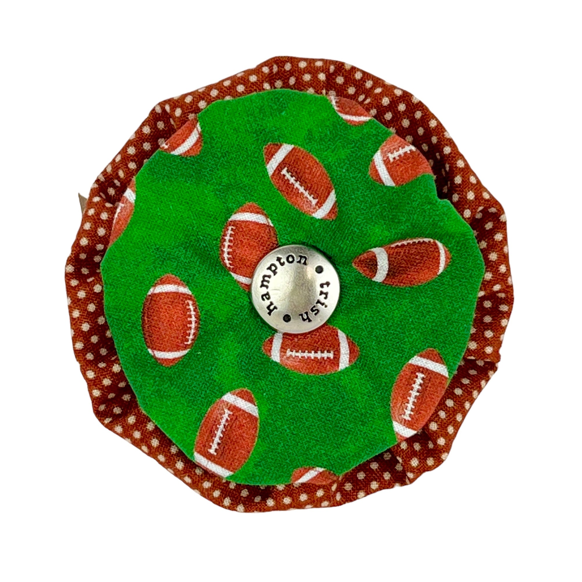 Green Football Dog Blossom - 1033