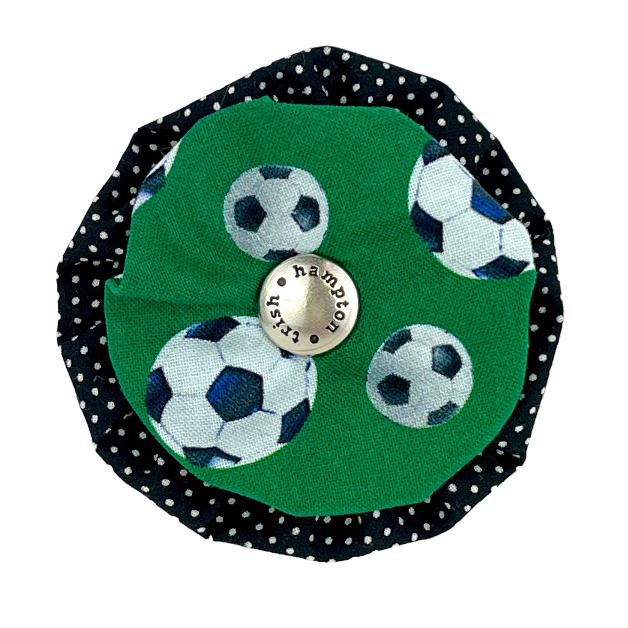 Green Soccer Ball Dog Blossom - 1032