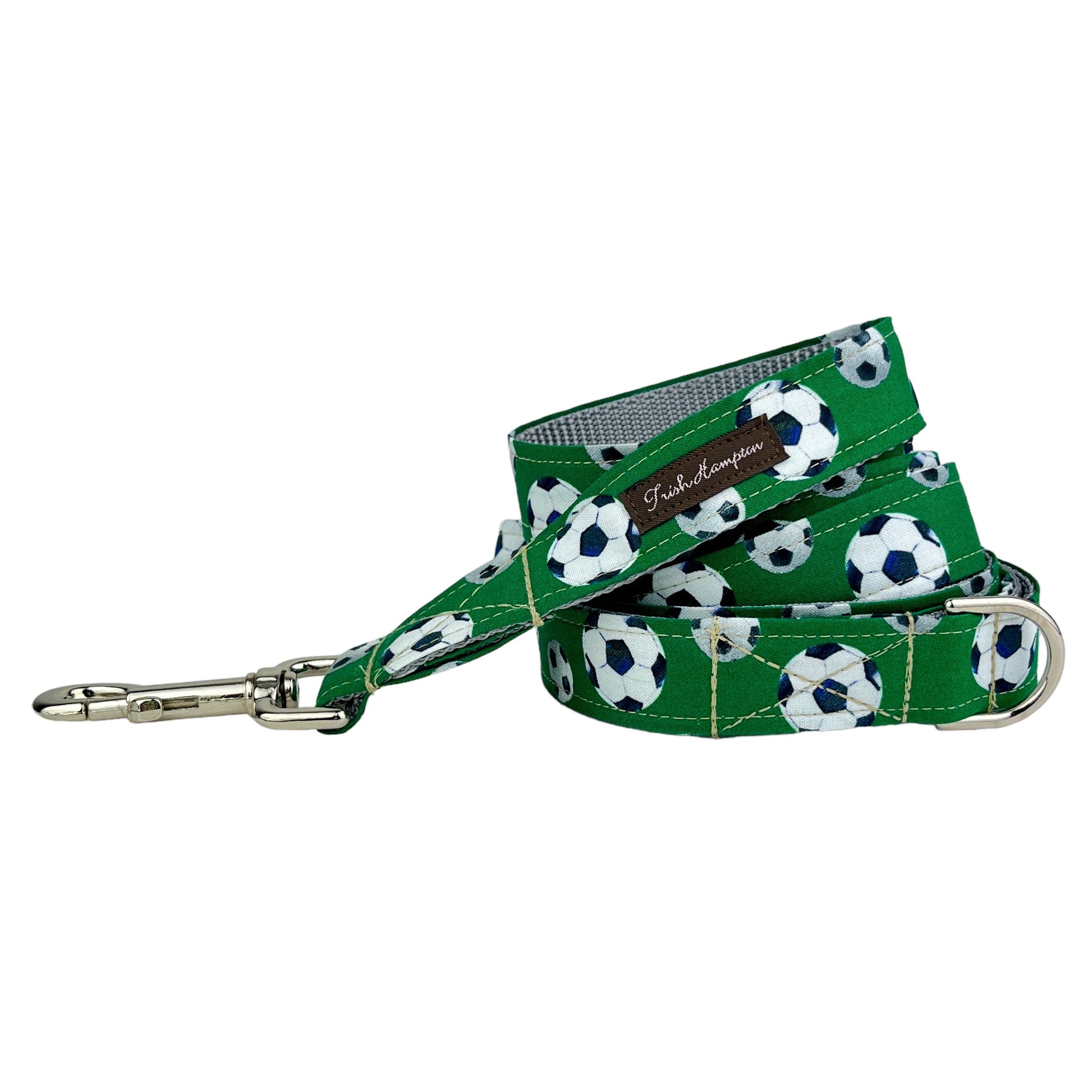 Green Soccer Ball 6ft Dog Leash - 1032