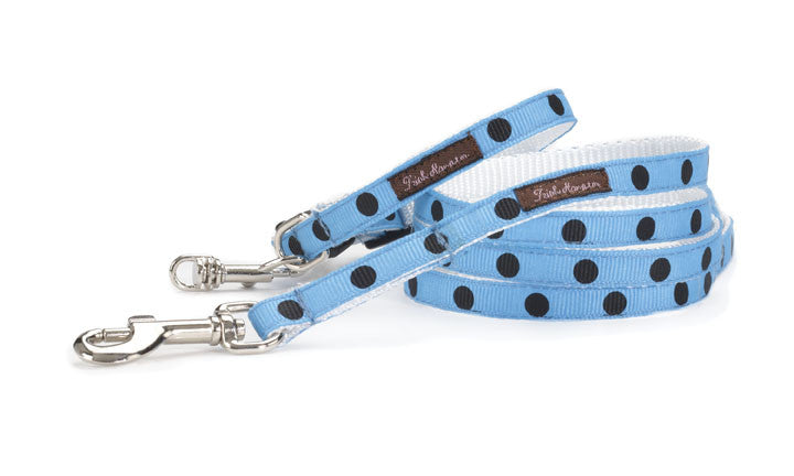 Teacup Blue/Black Dot Collar/Harness/Lead - 106