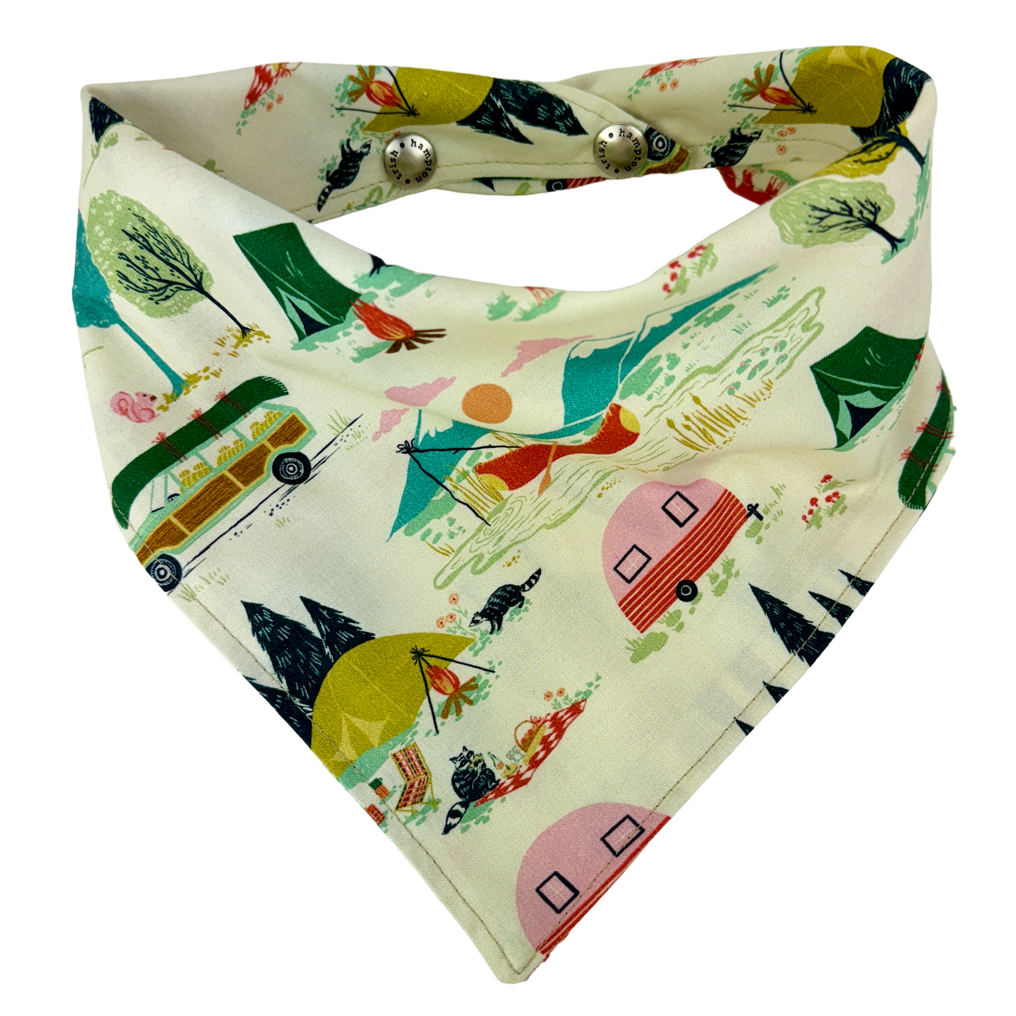 Happy Camper Dog Bandana - 1064