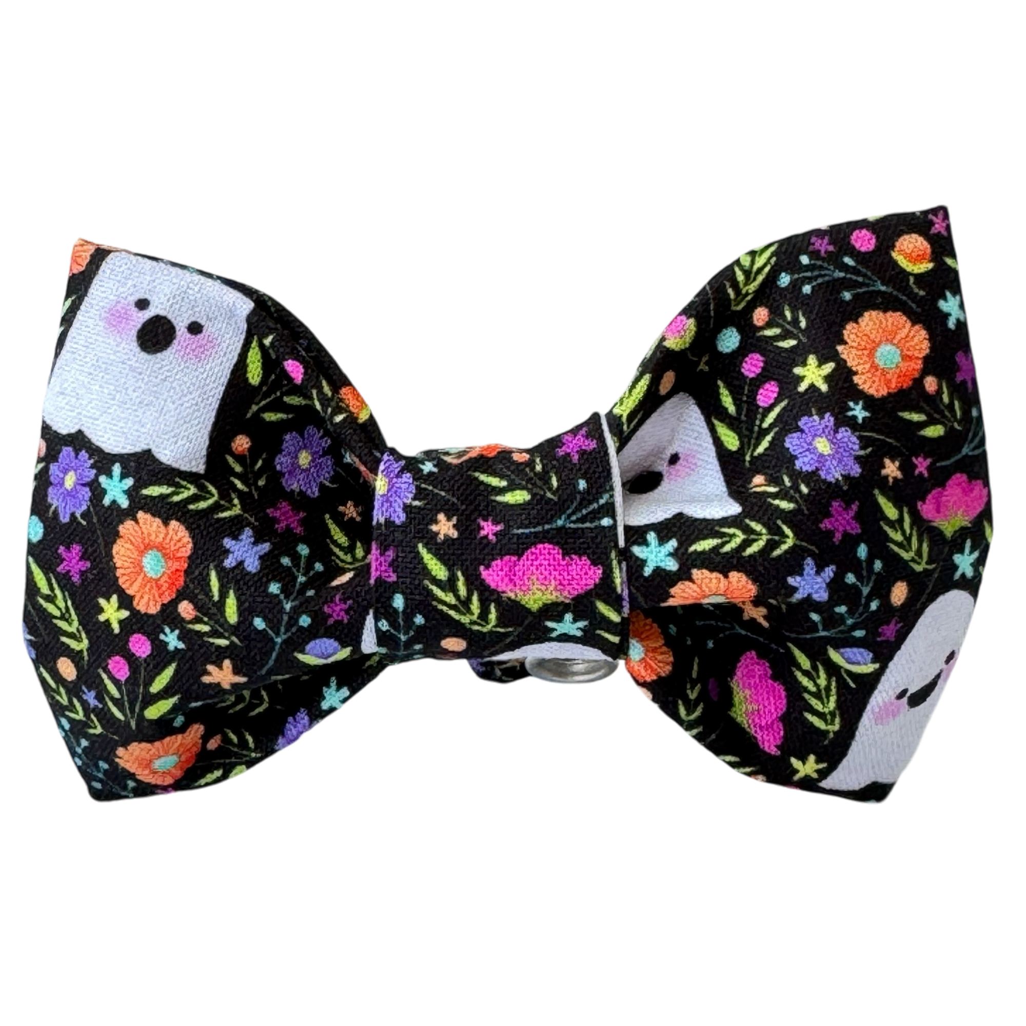 Floral Ghosts Dog Bow Tie - 1074