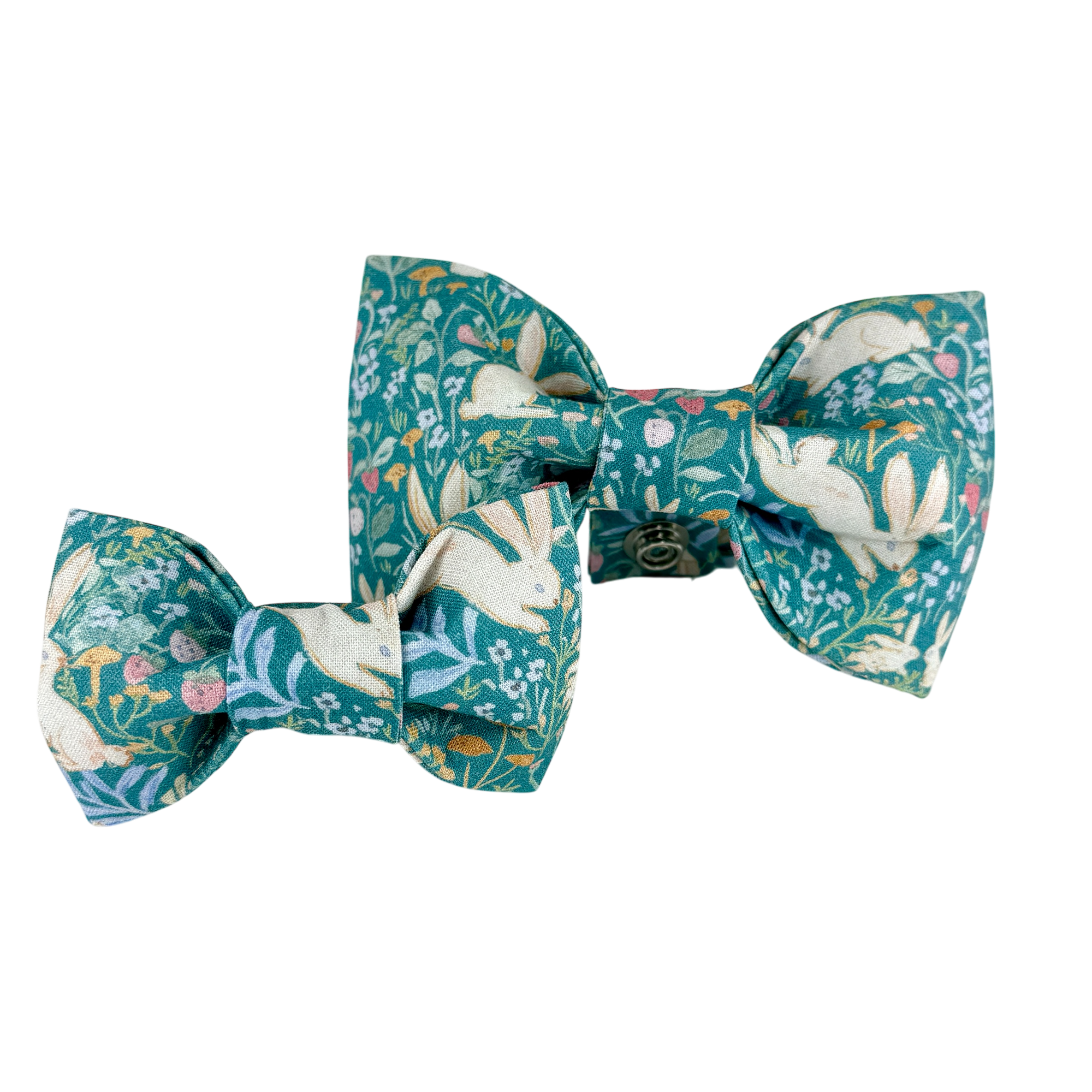 Wildflowers and Bunnies Bow Tie - 1086