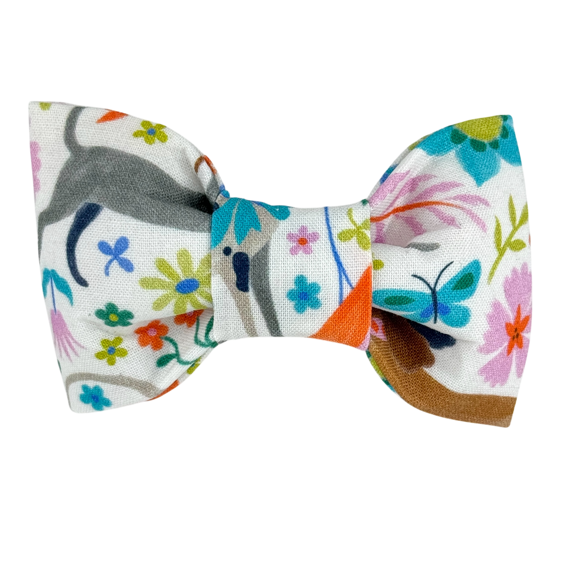 Dogs with Flowers Bow Tie - 1089