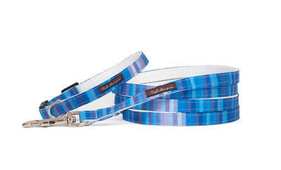 Teacup Blue Candy Stripe Collar/Harness/Lead - 113