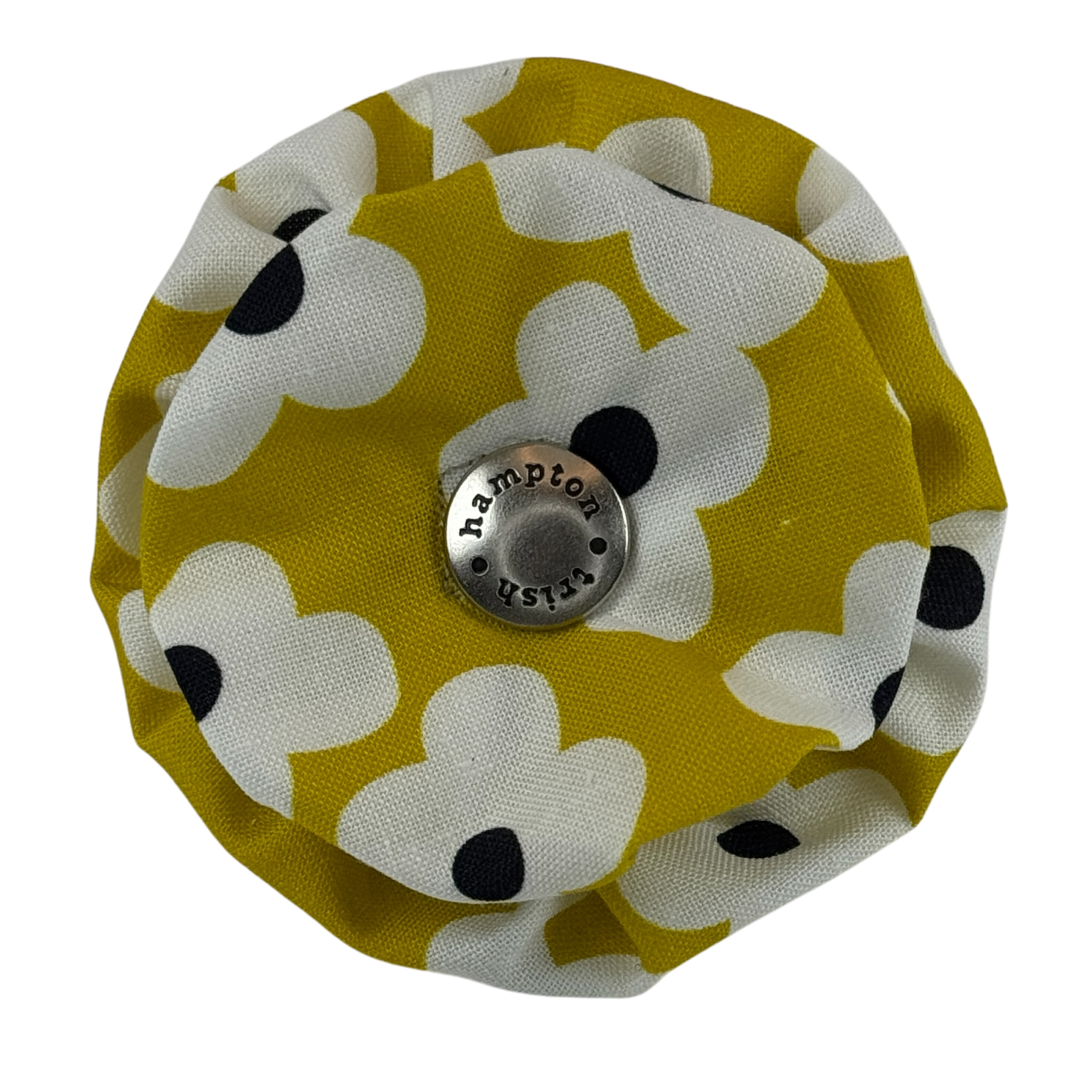 Mustard, White, Black Daisies Dog Blossom - 1088
