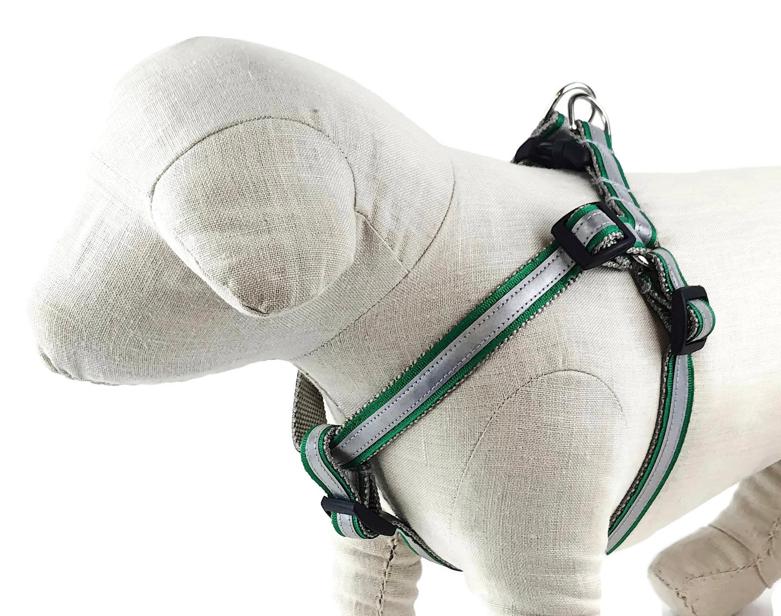 Kelly Green Reflective- 3M - Dog Harness - 411