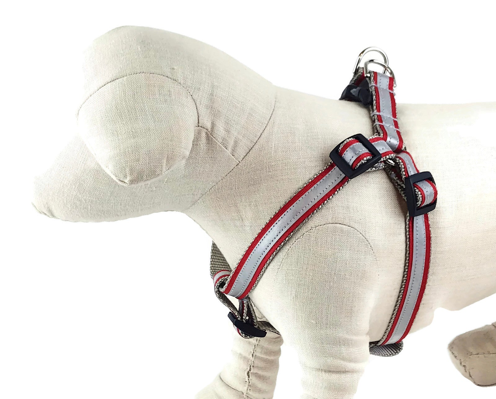 Red Reflective - 3M - Dog Harness - 414