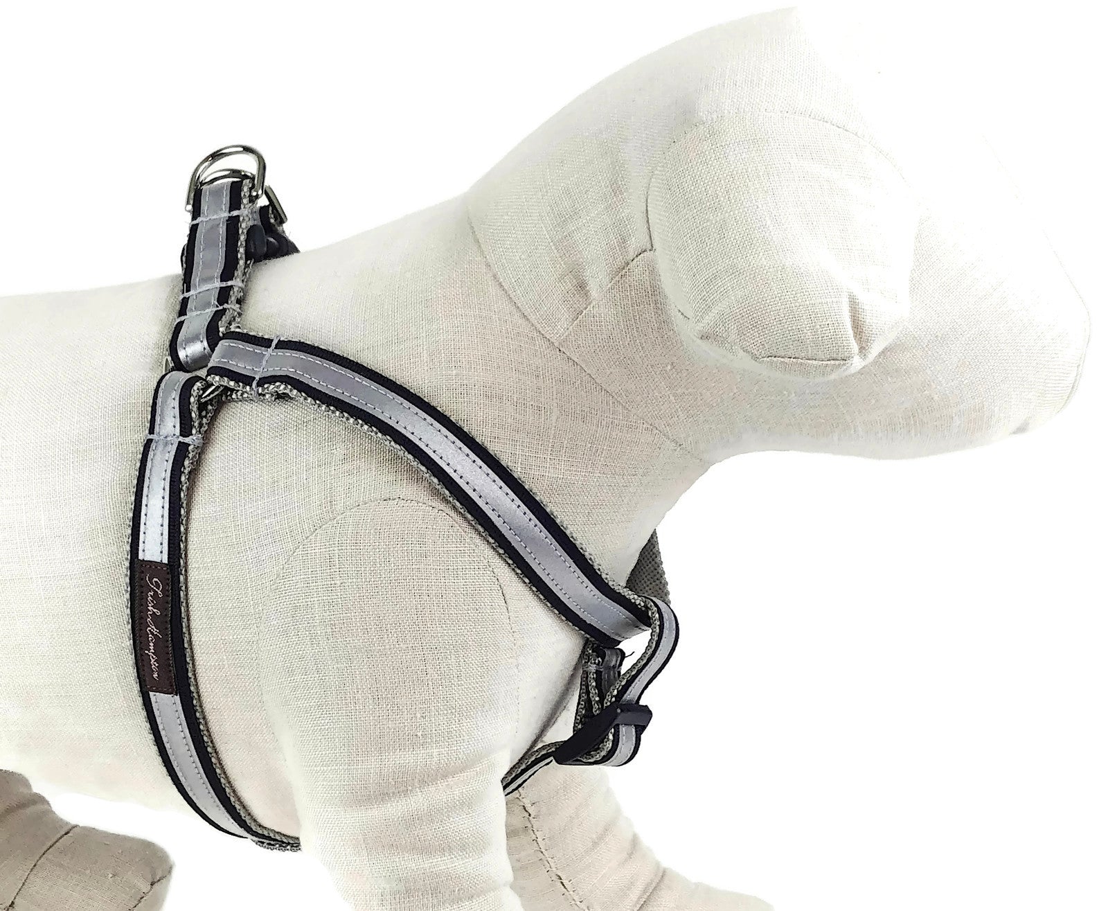Black Reflective - 3M - Dog Harness - 417