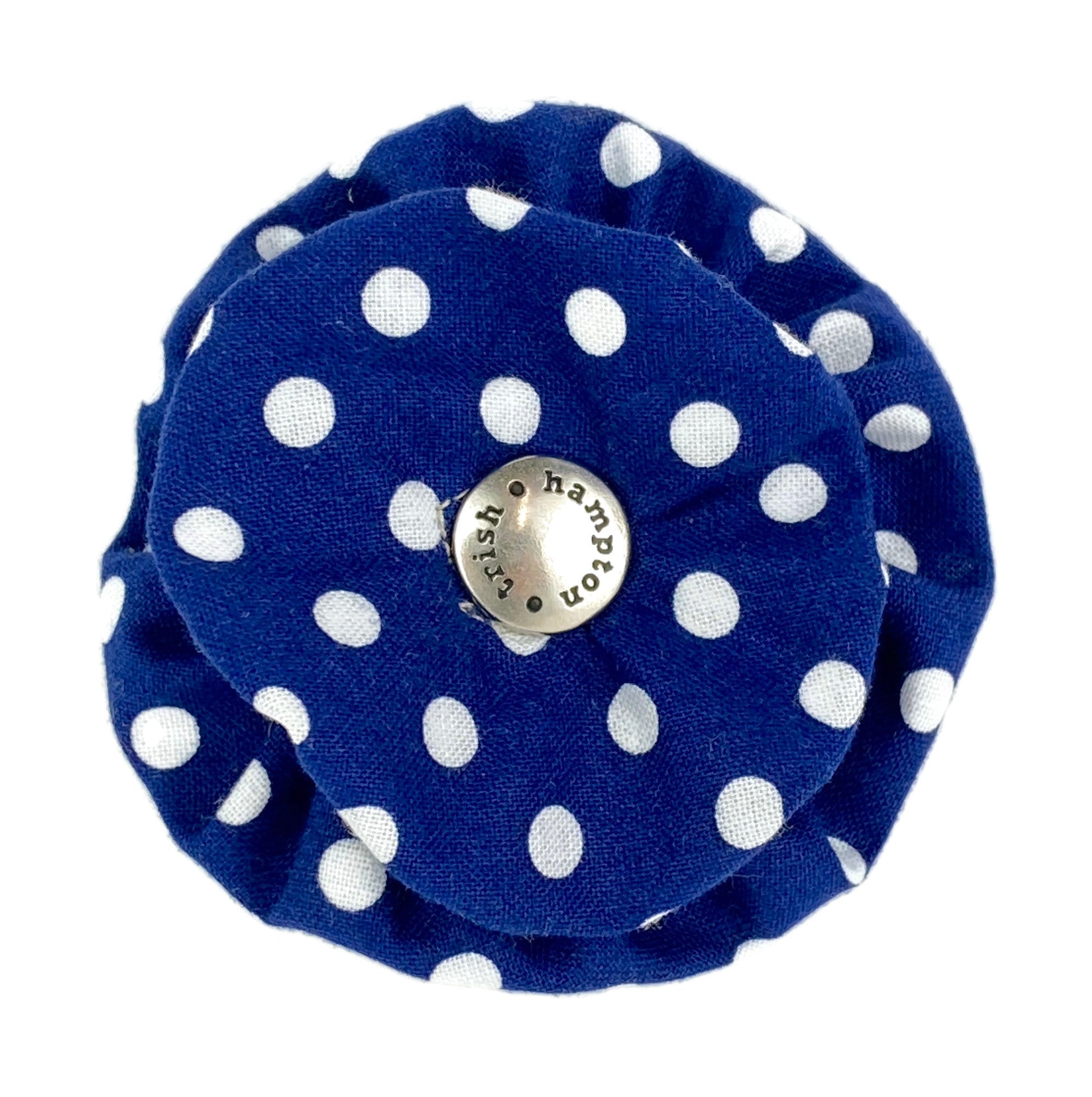 Navy/White Polka Dot Dog Blossom - 502