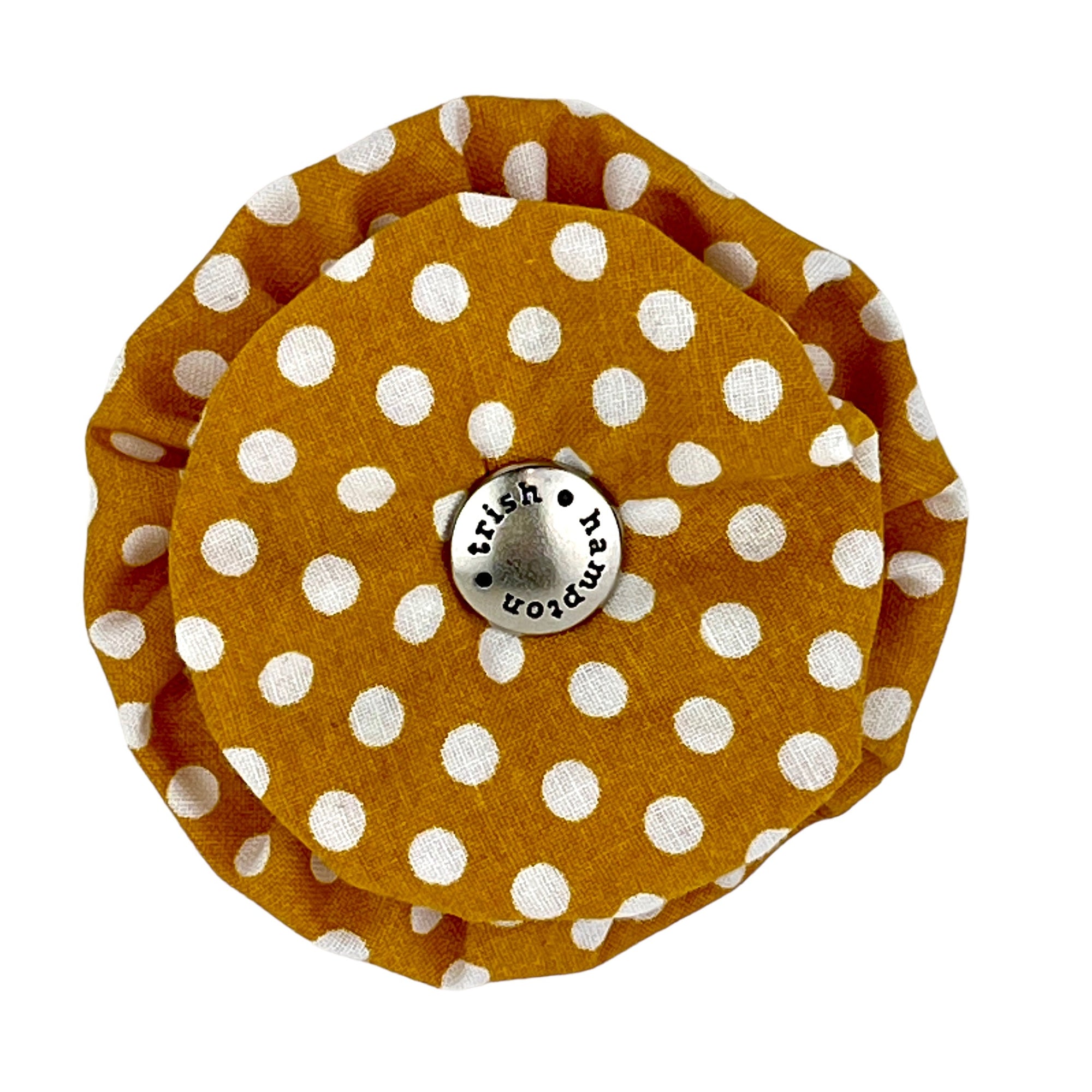 Mustard/White Dot Dog Blossom - 514