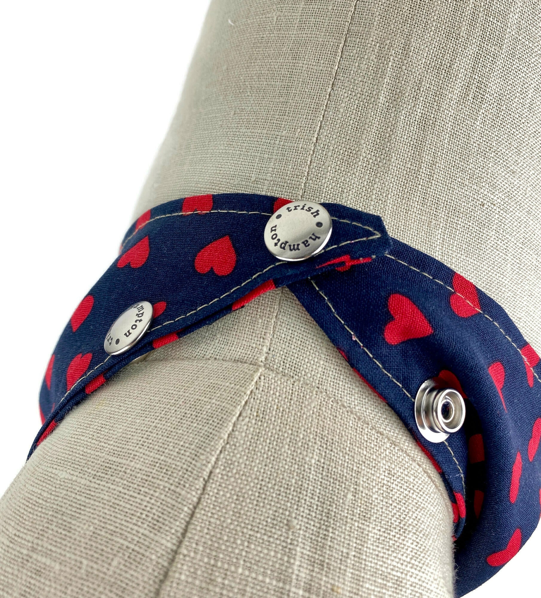 Midnight Hearts Dog Bandana - 757