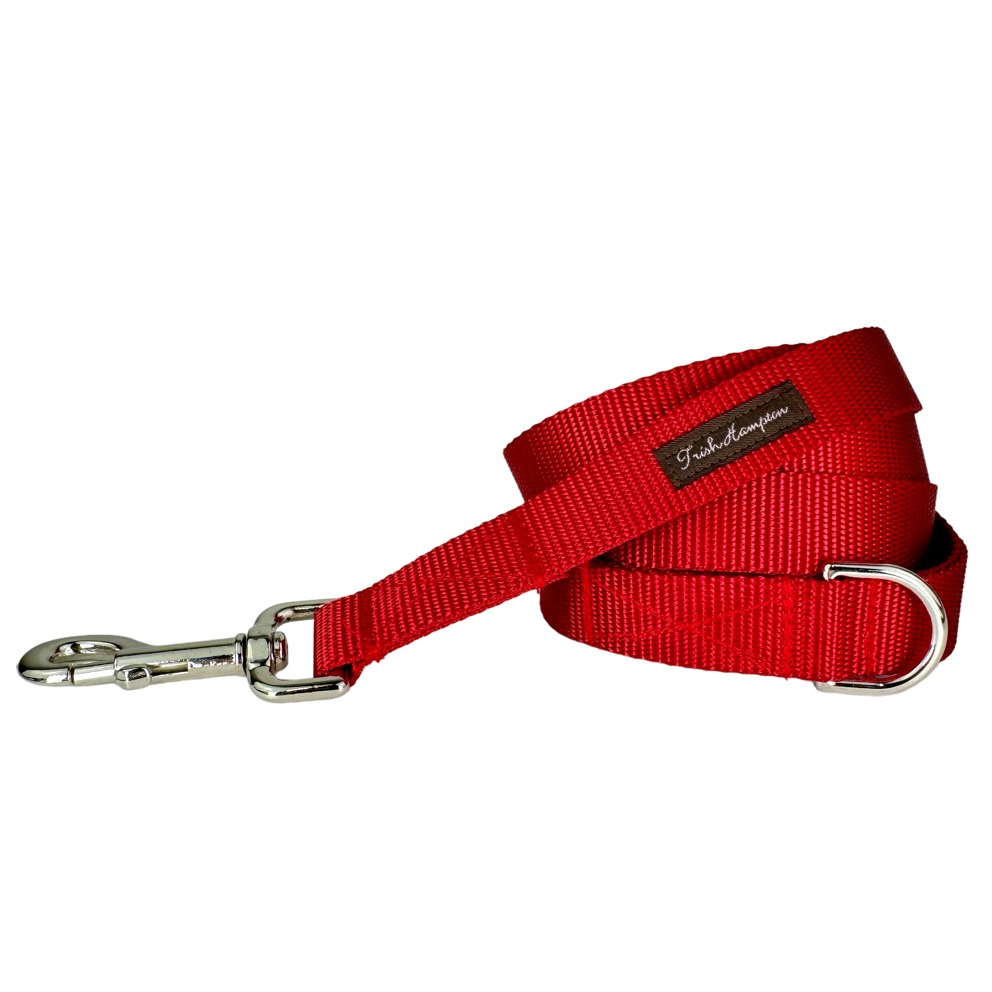 Red Nylon Webbing 6ft Dog Leash - 803