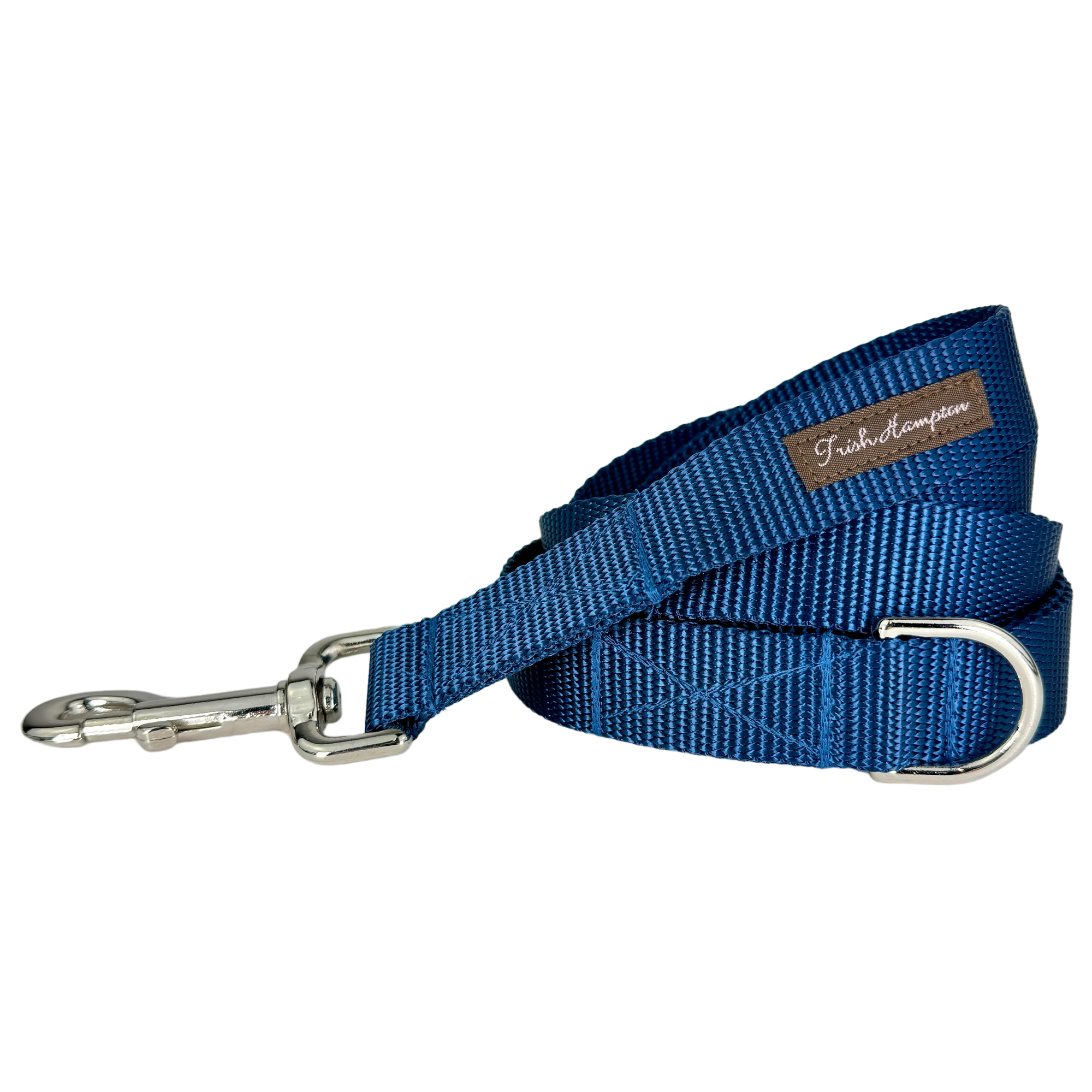 Navy Blue Nylon Webbing 6ft Dog Leash - 804