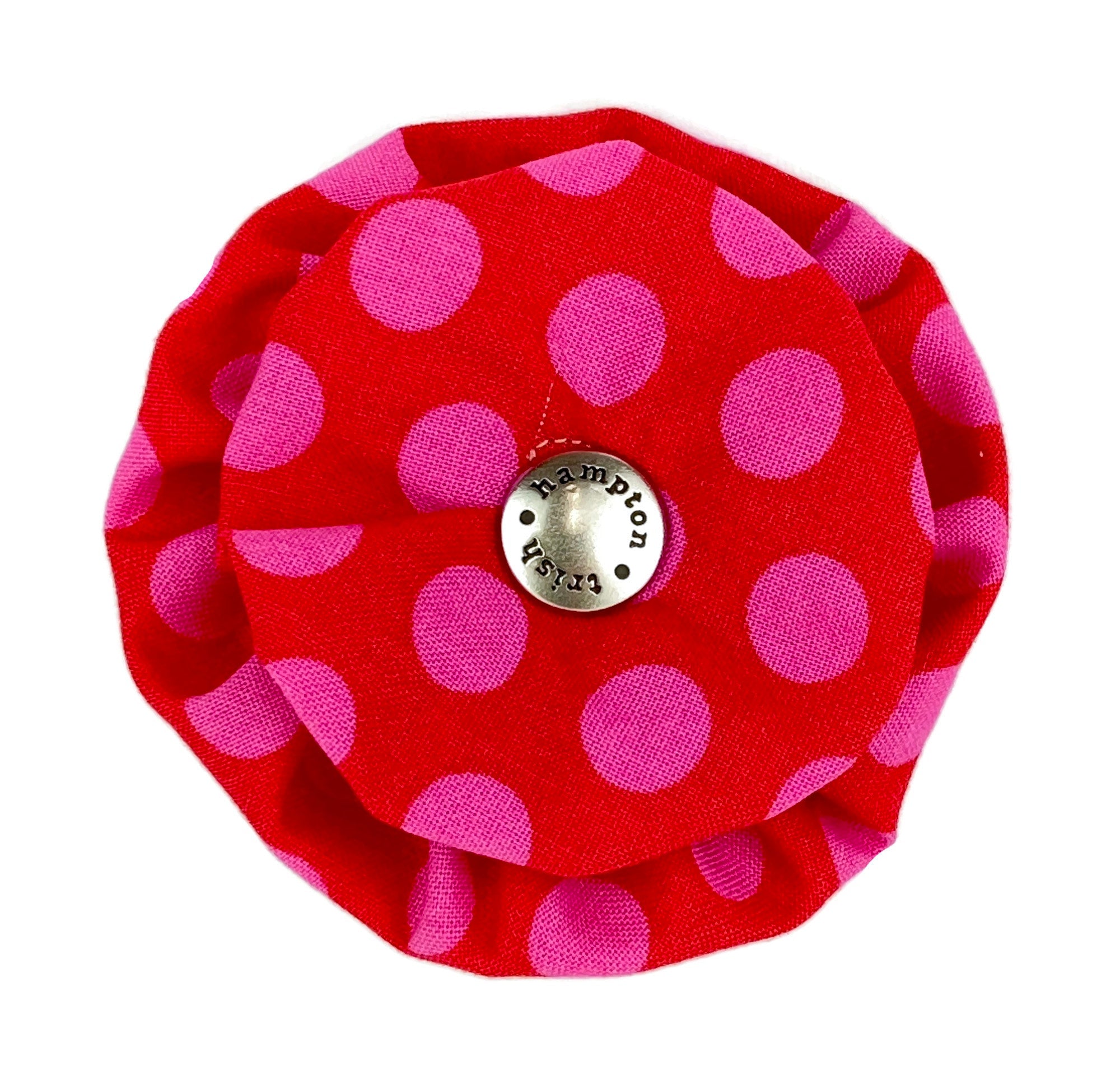 Red/Hot Pink Dot Dog Blossom - 943