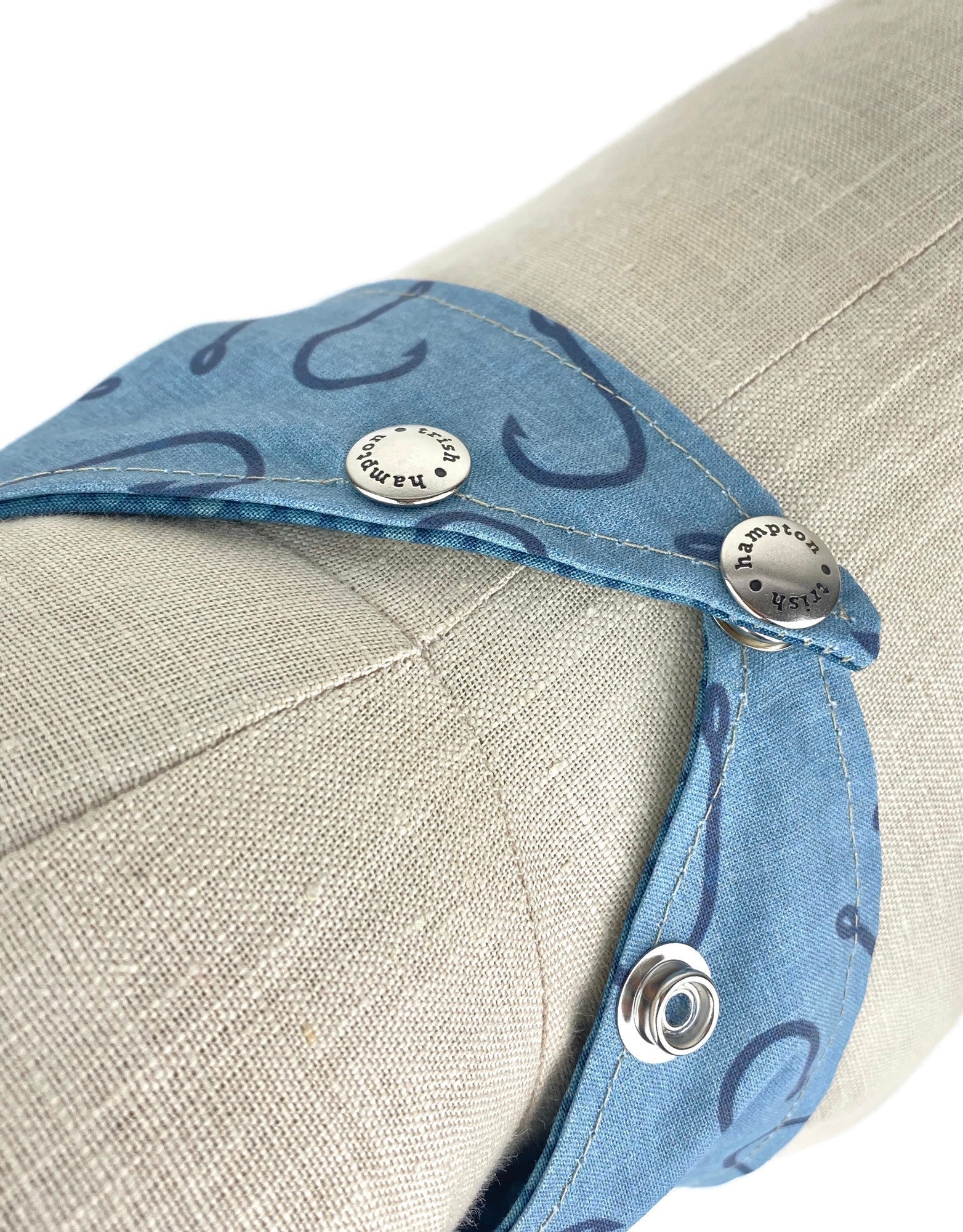 Blue Fishing Hooks Dog Bandana - 971
