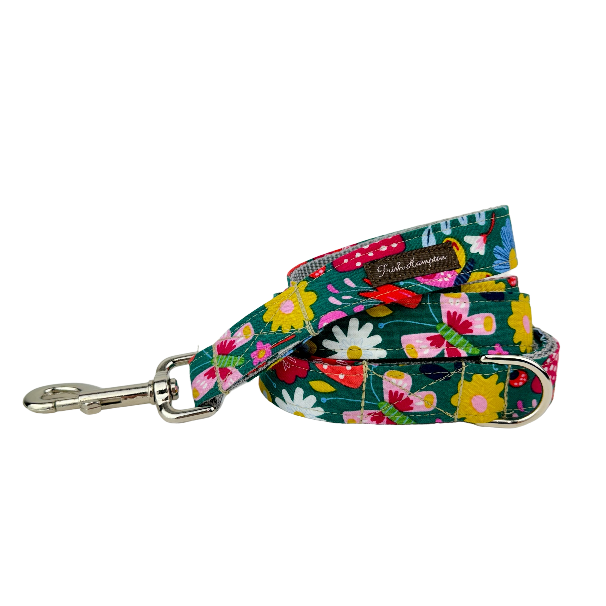 Butterfly & Mushroom Floral 6ft Dog Leash - 978