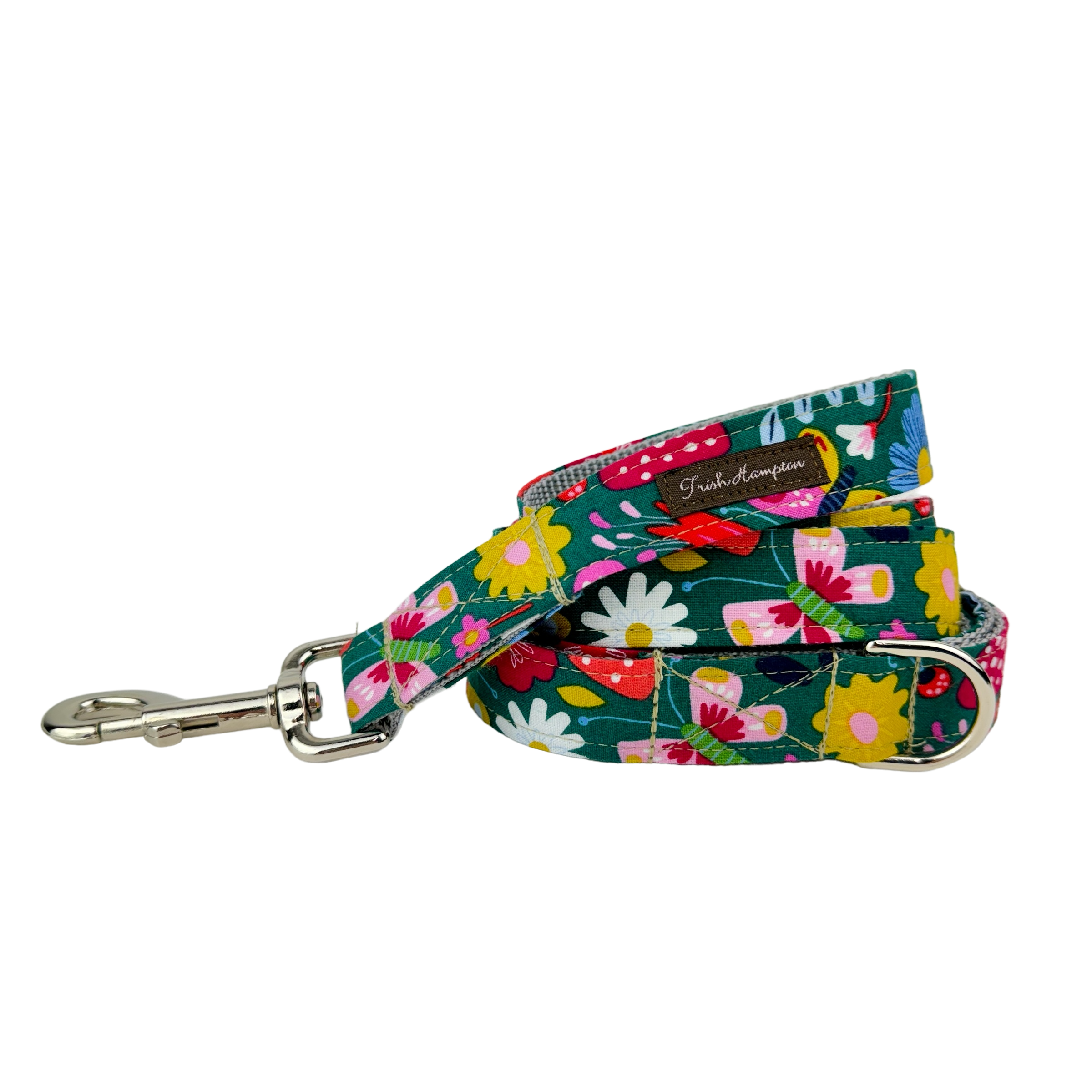 Butterfly & Mushroom Floral 6ft Dog Leash - 978