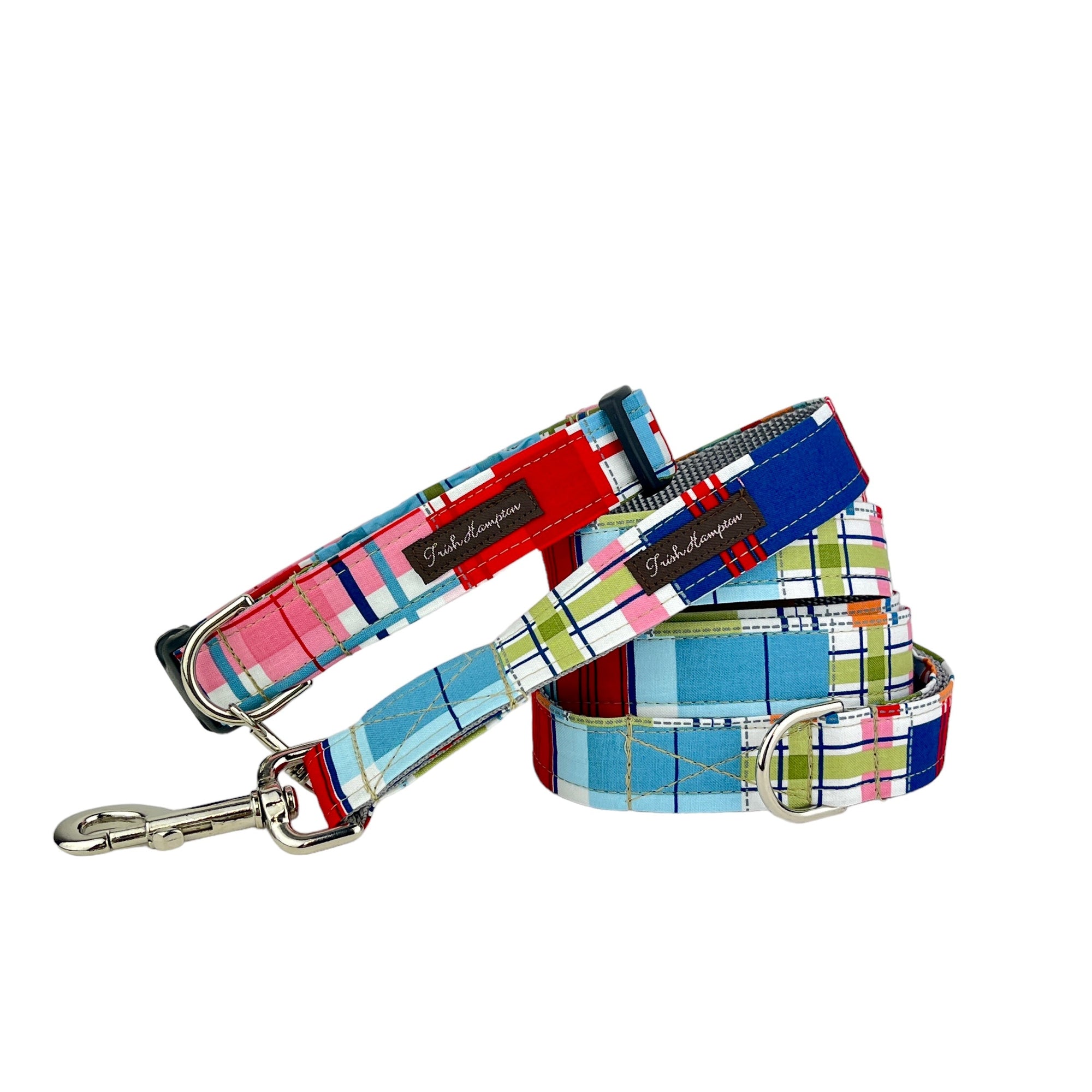 Madras Plaid 6ft Dog Leash - 995