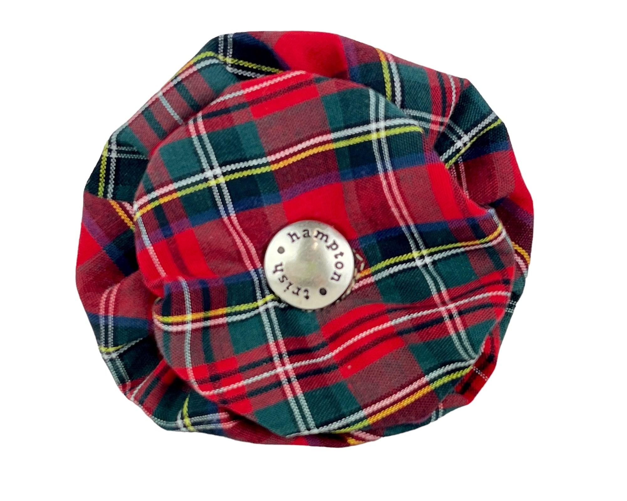 Red Tartan Plaid Dog Blossom - 996