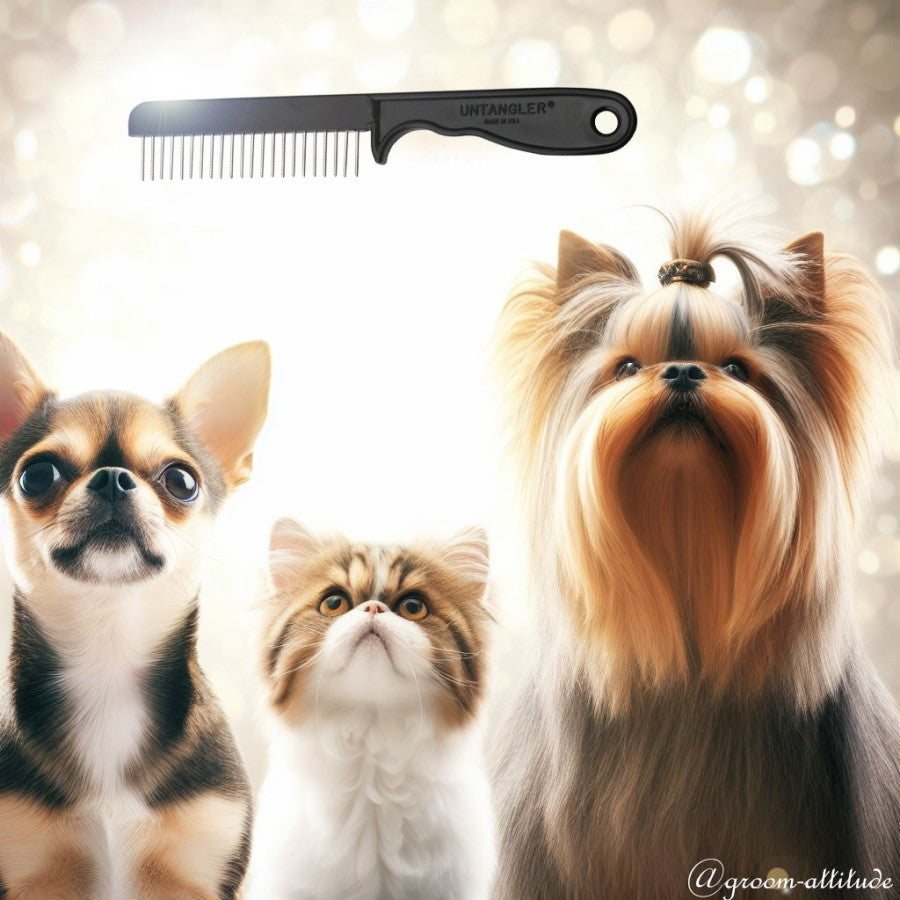 Super Groom Pet Comb with Rotating Teeth dematts with less pain. Best seller! image 3