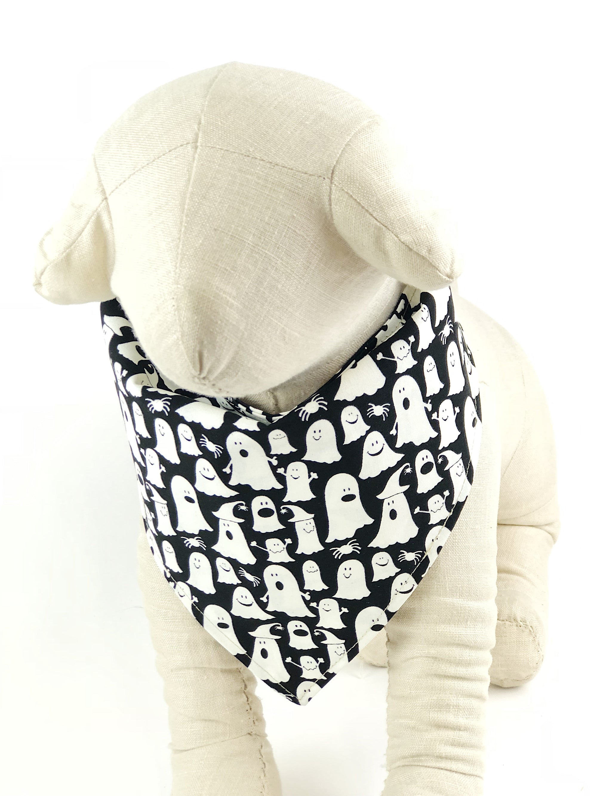 Glowing Casper Ghost Dog Bandana - 1002