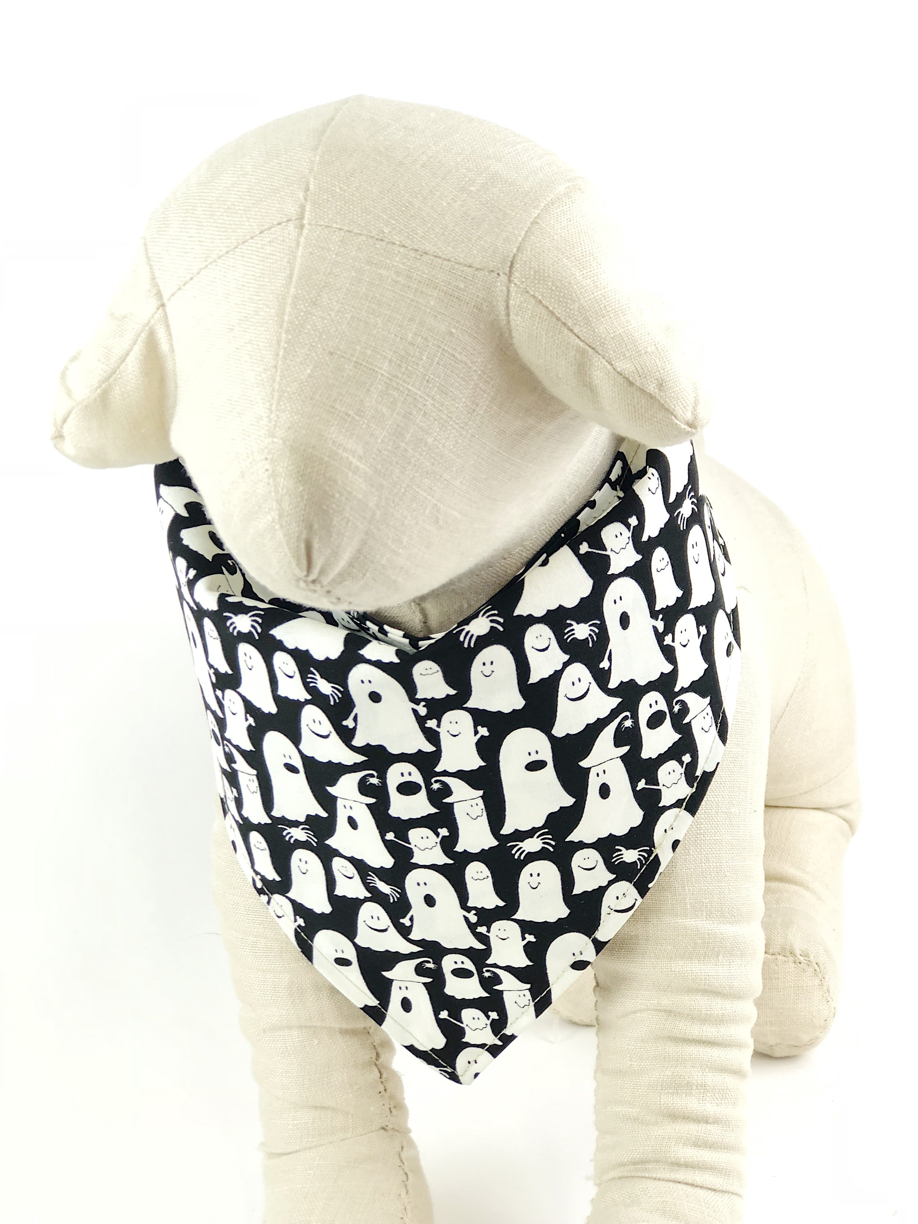 Glowing Casper Ghost Dog Bandana - 1002