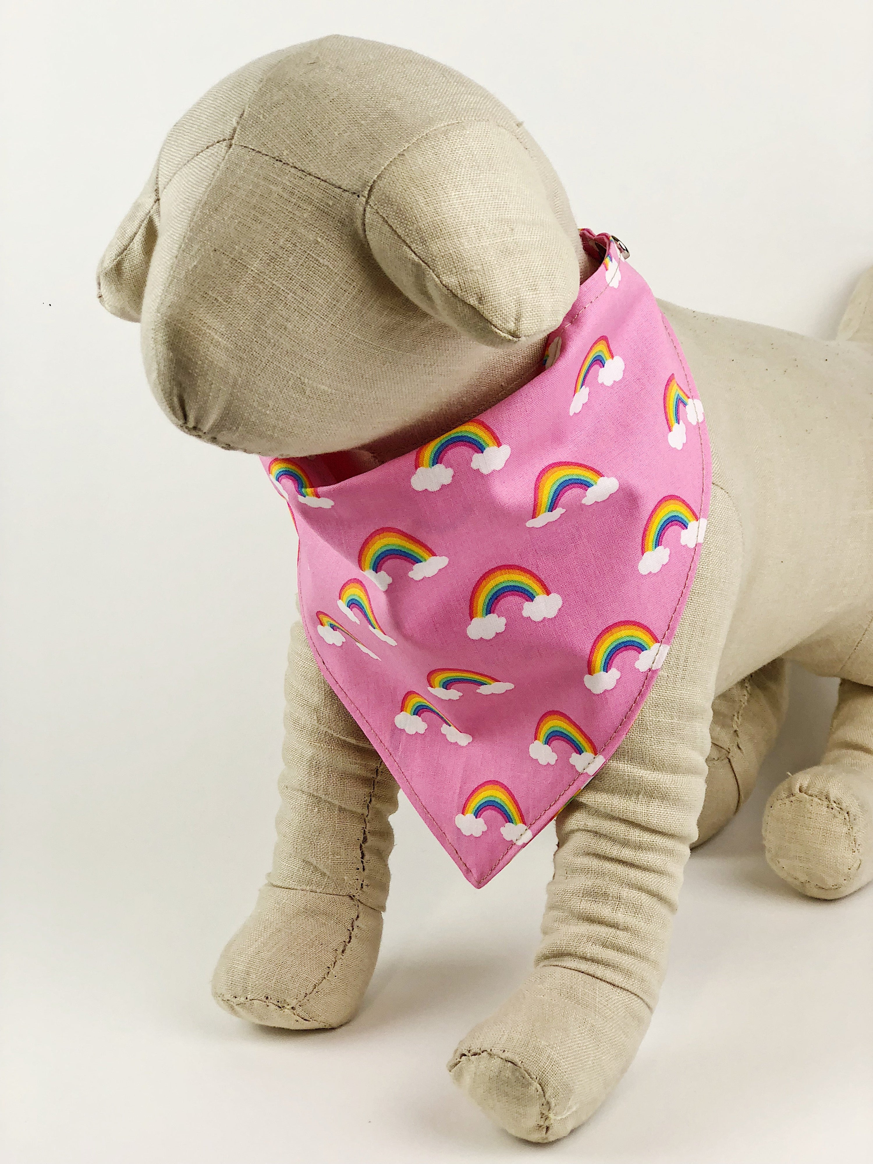 Pink Rainbow Dog Bandana - 1022