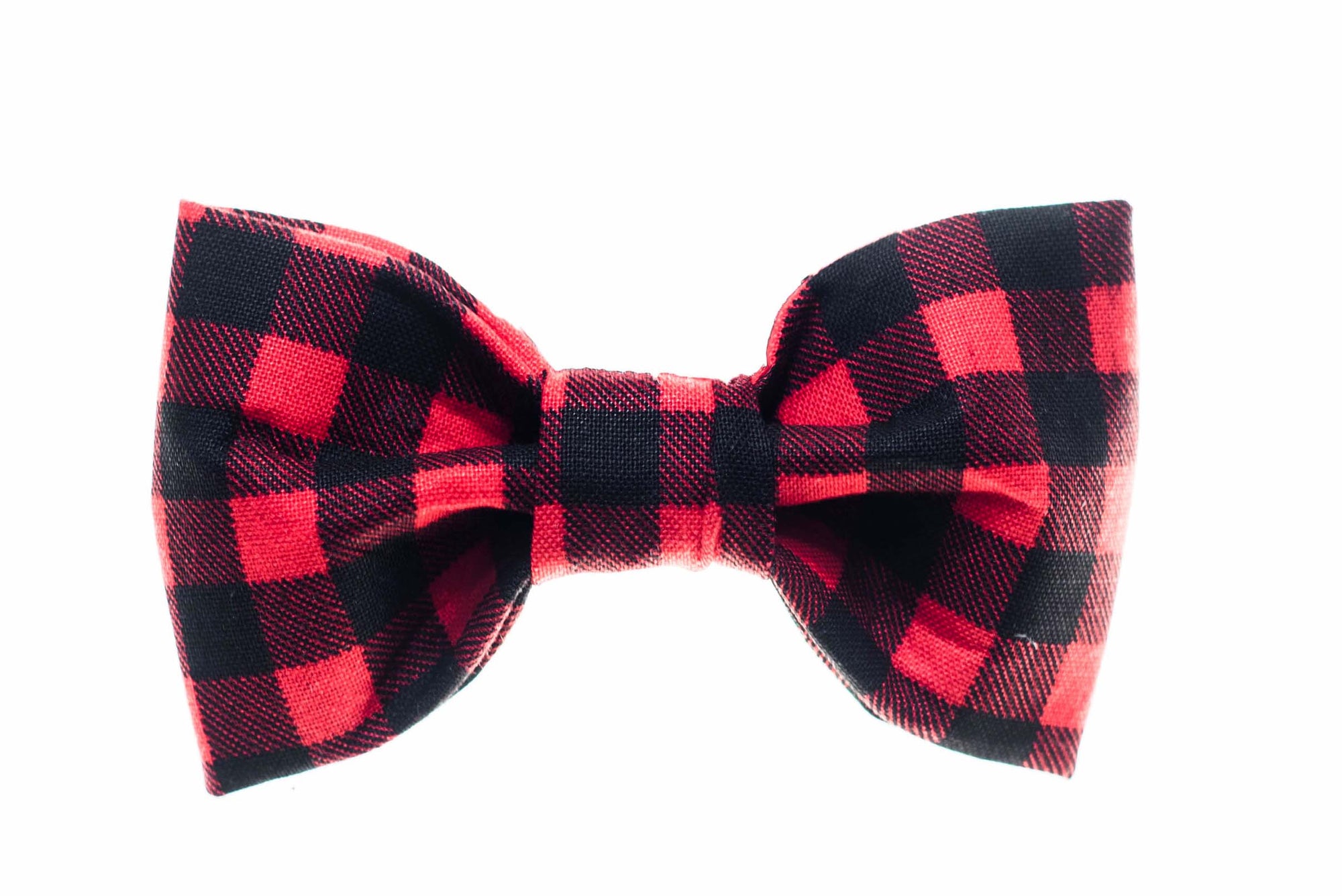 Small Buffalo Plaid Dog Bow Tie - 901
