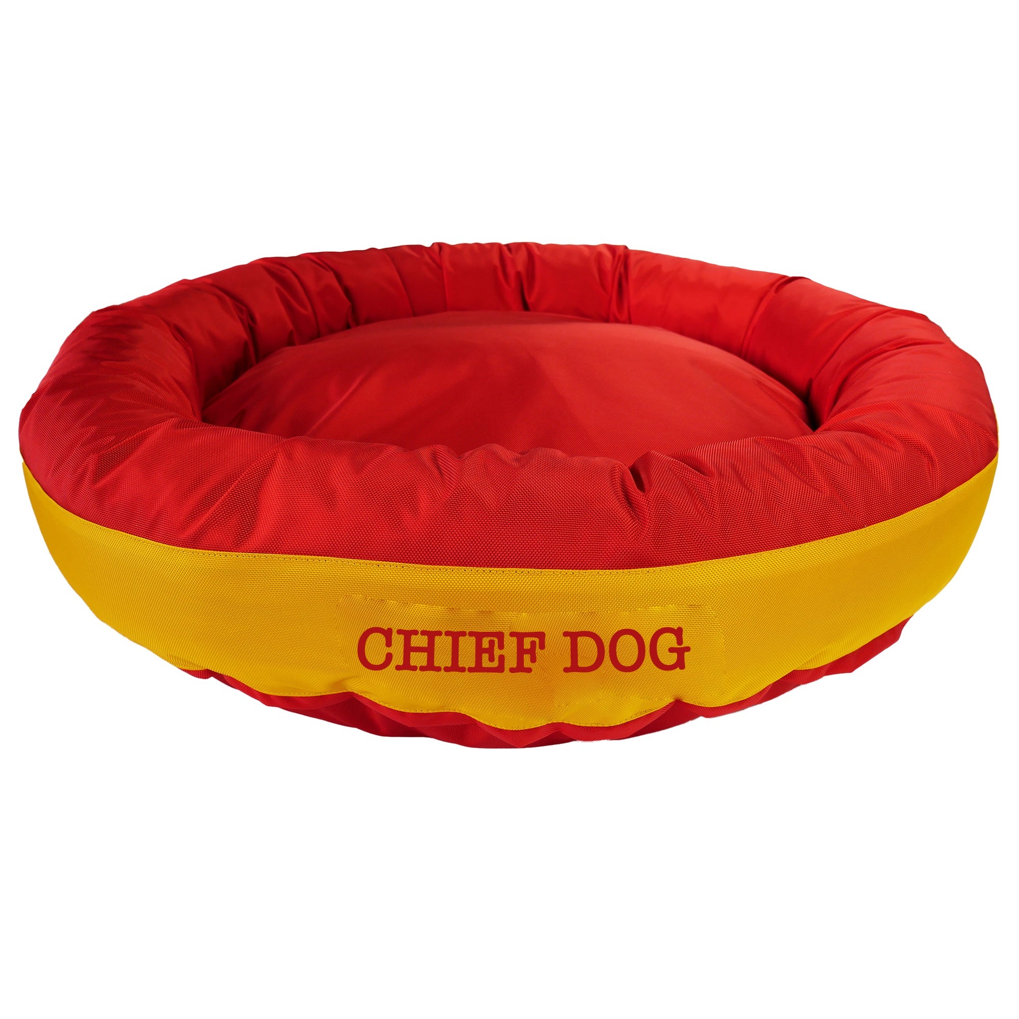 Dog Bed Round Bolster Armor Football