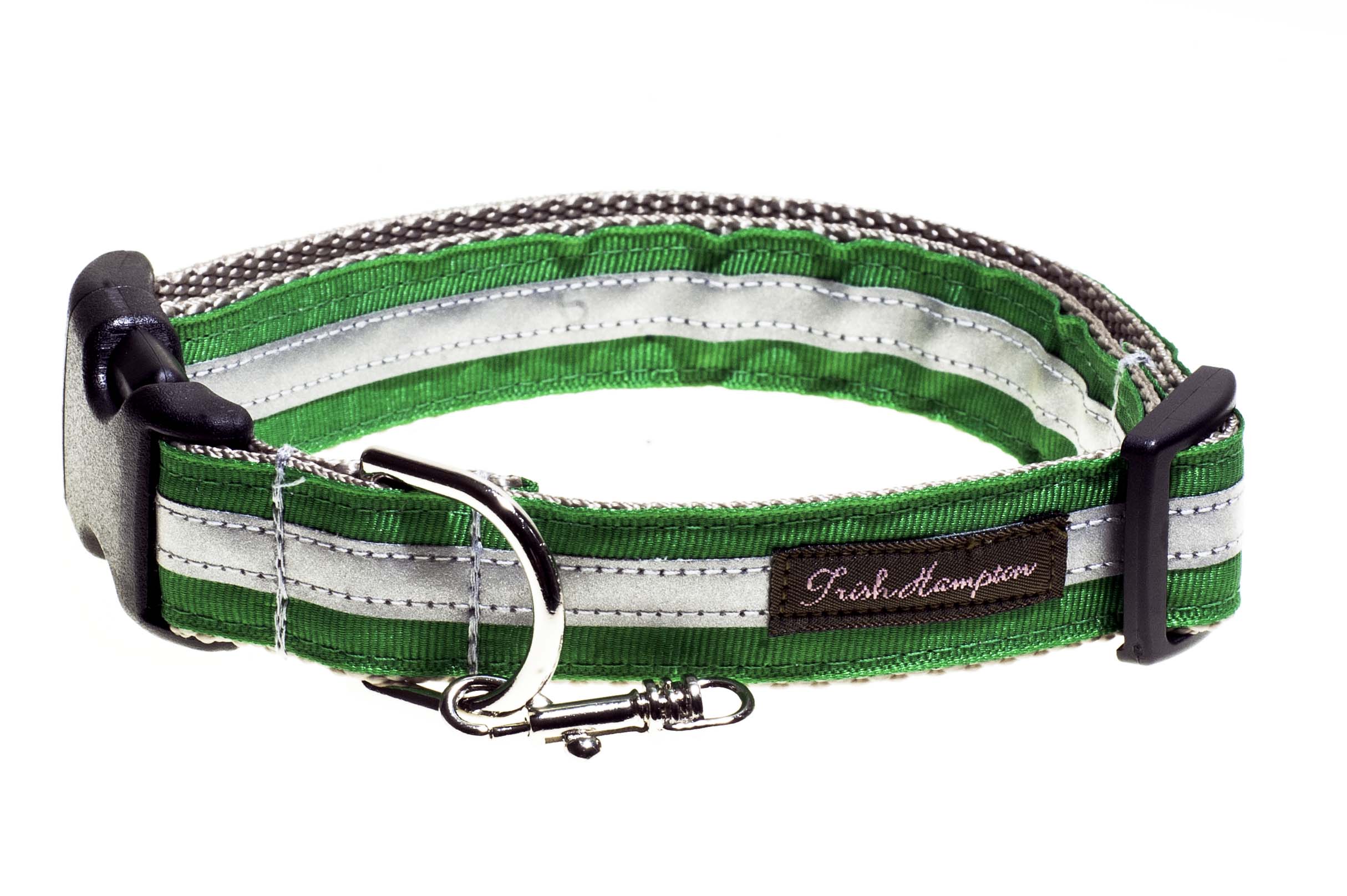 Kelly Green Reflective - 3M - Dog Collar - 411
