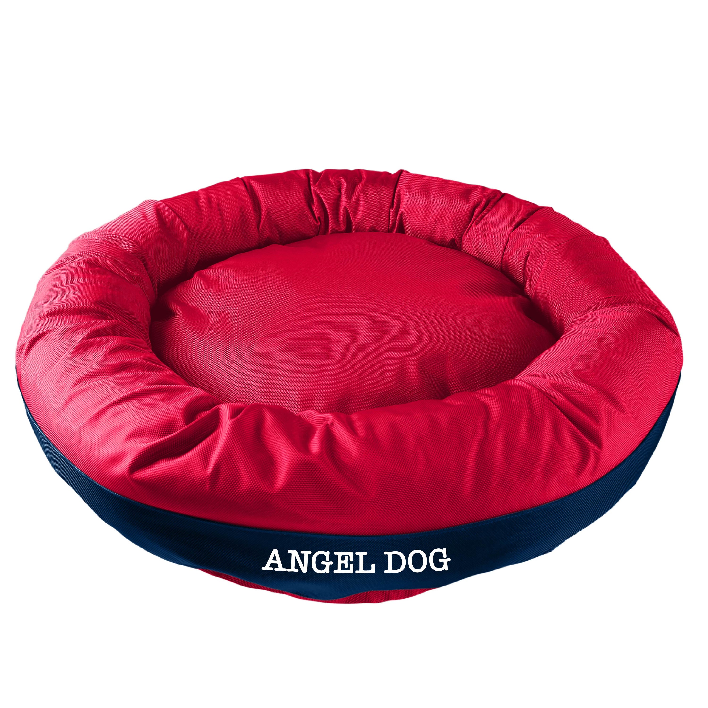 Dog Bed Round Bolster Armor Baseball