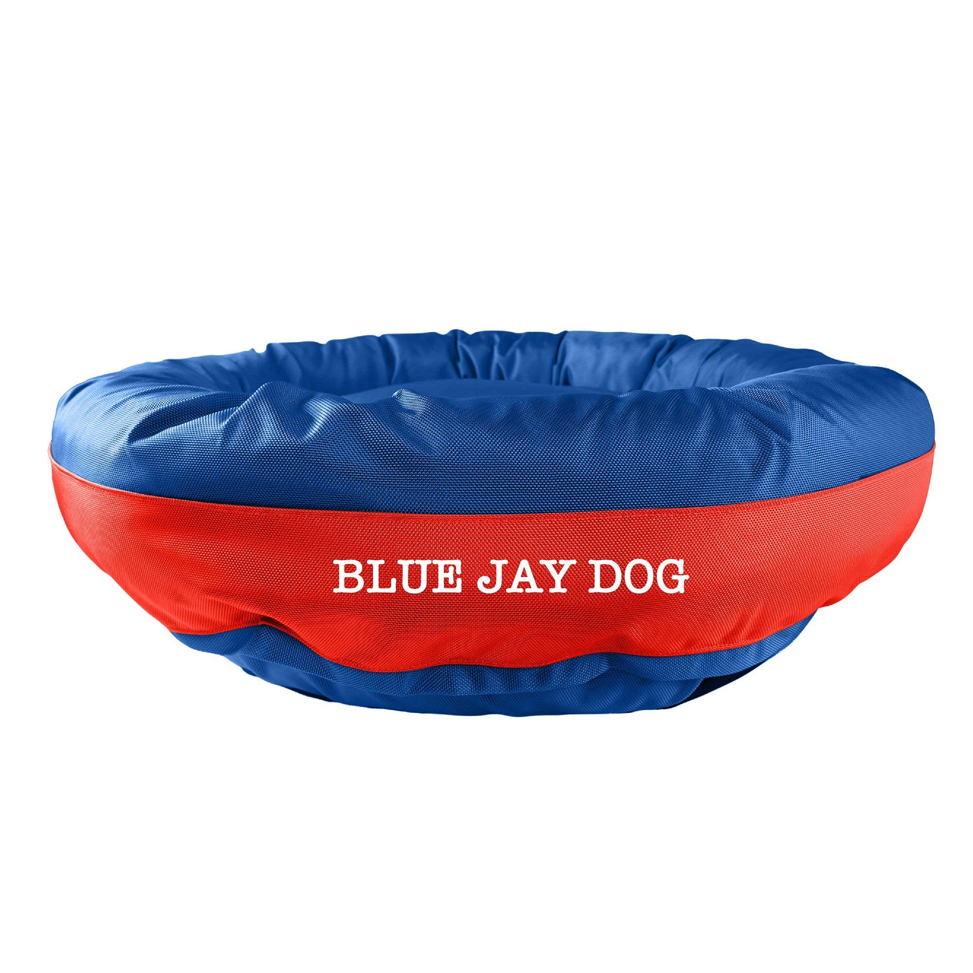 Dog Bed Round Bolster Armor Baseball