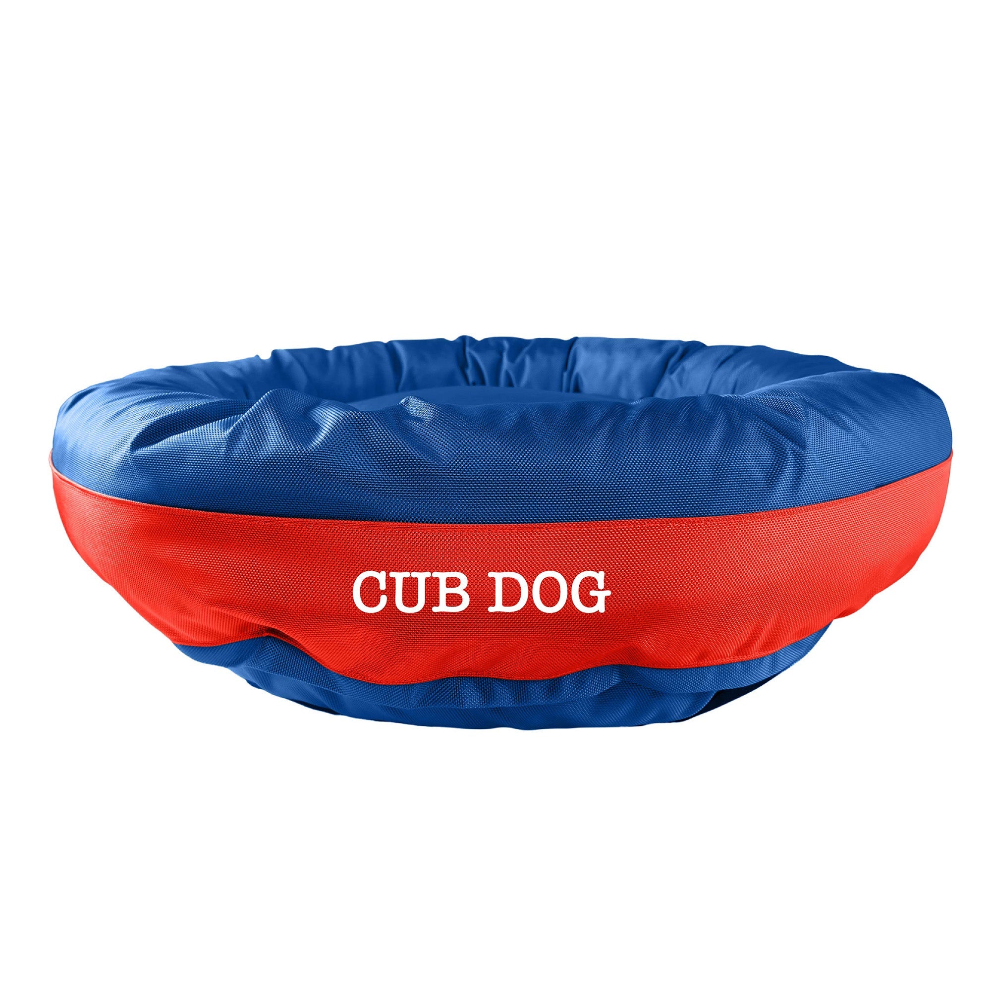 Dog Bed Round Bolster Armor Baseball