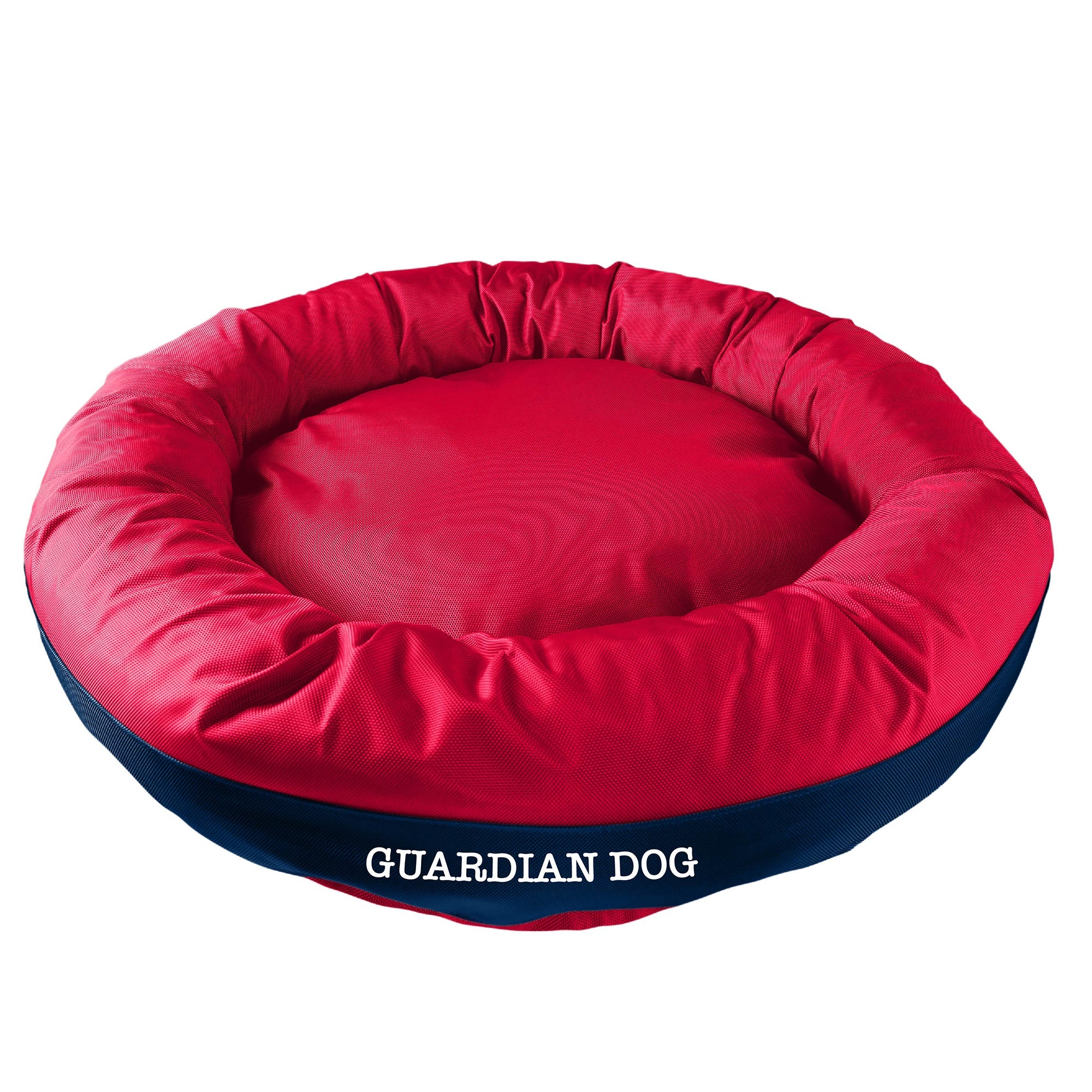 Dog Bed Round Bolster Armor Baseball