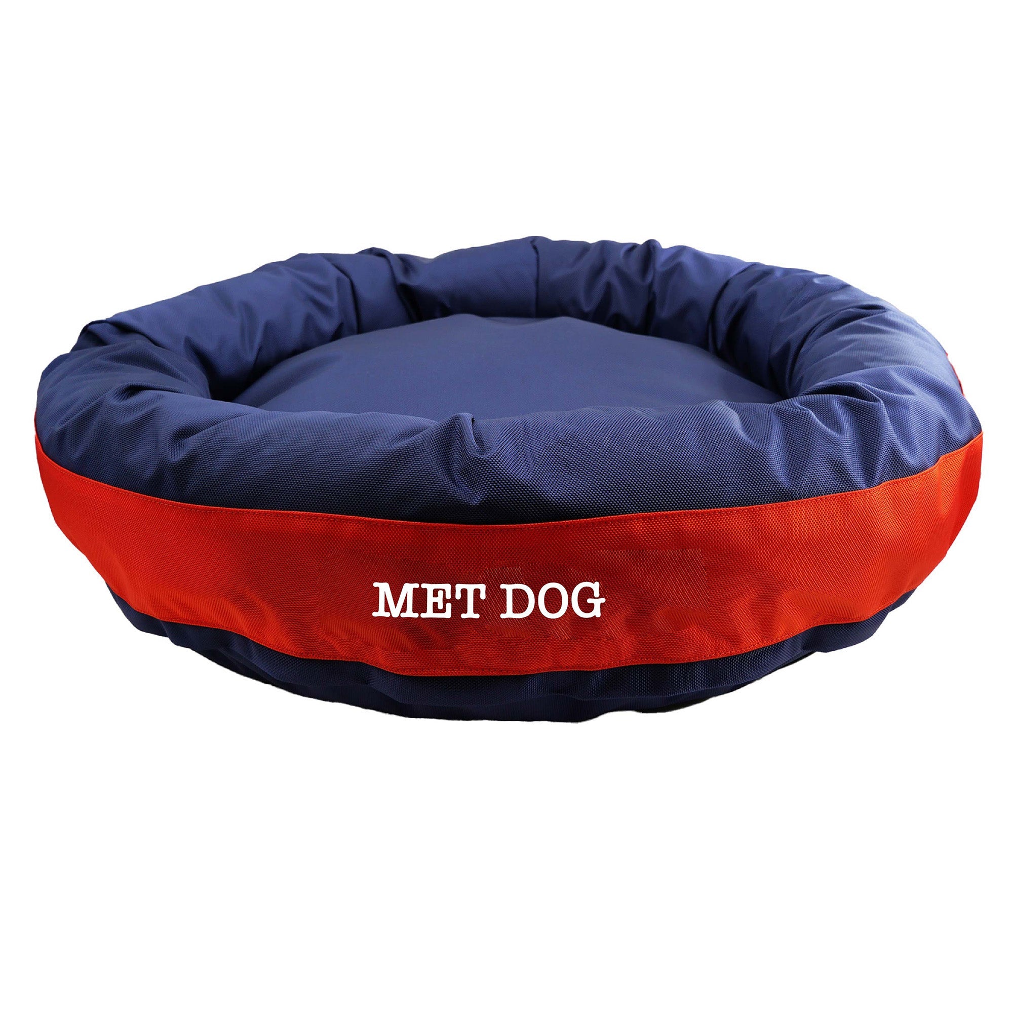 Dog Bed Round Bolster Armor Baseball