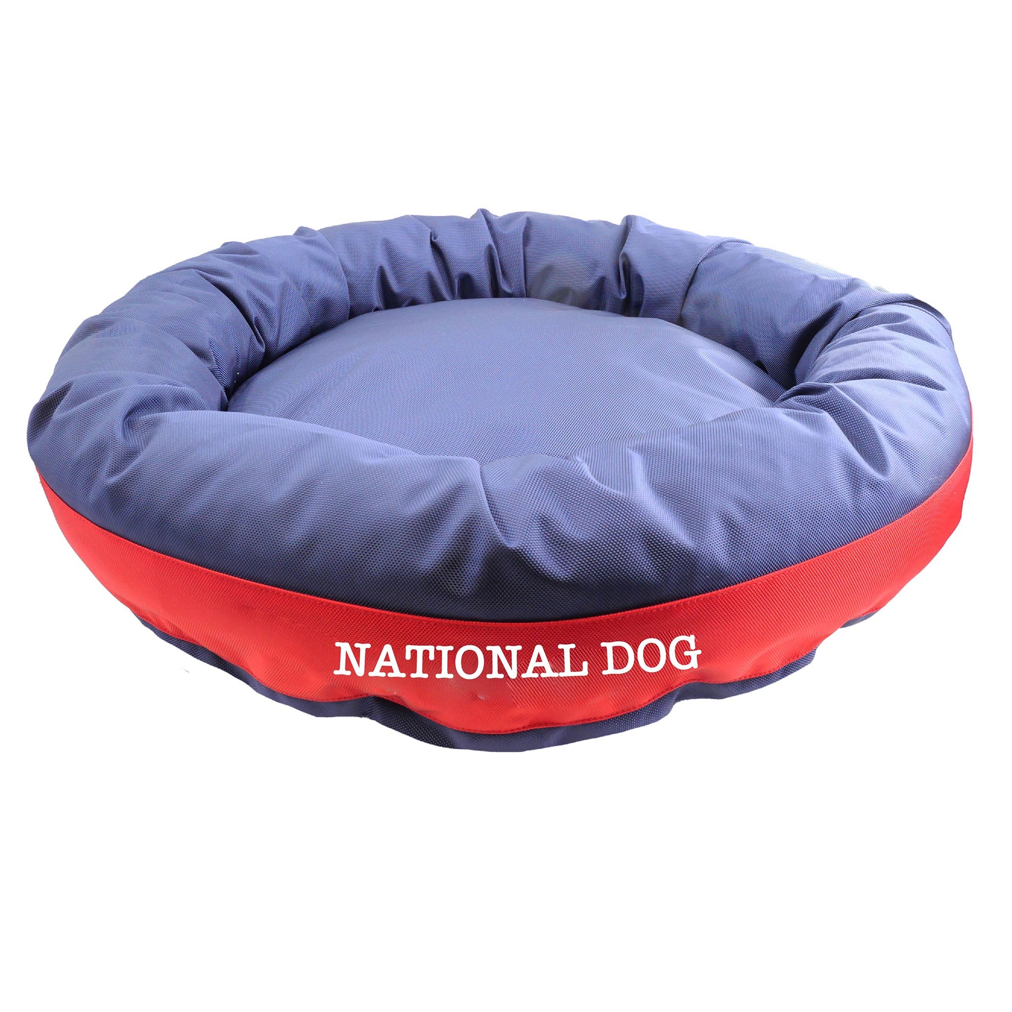 Dog Bed Round Bolster Armor Baseball